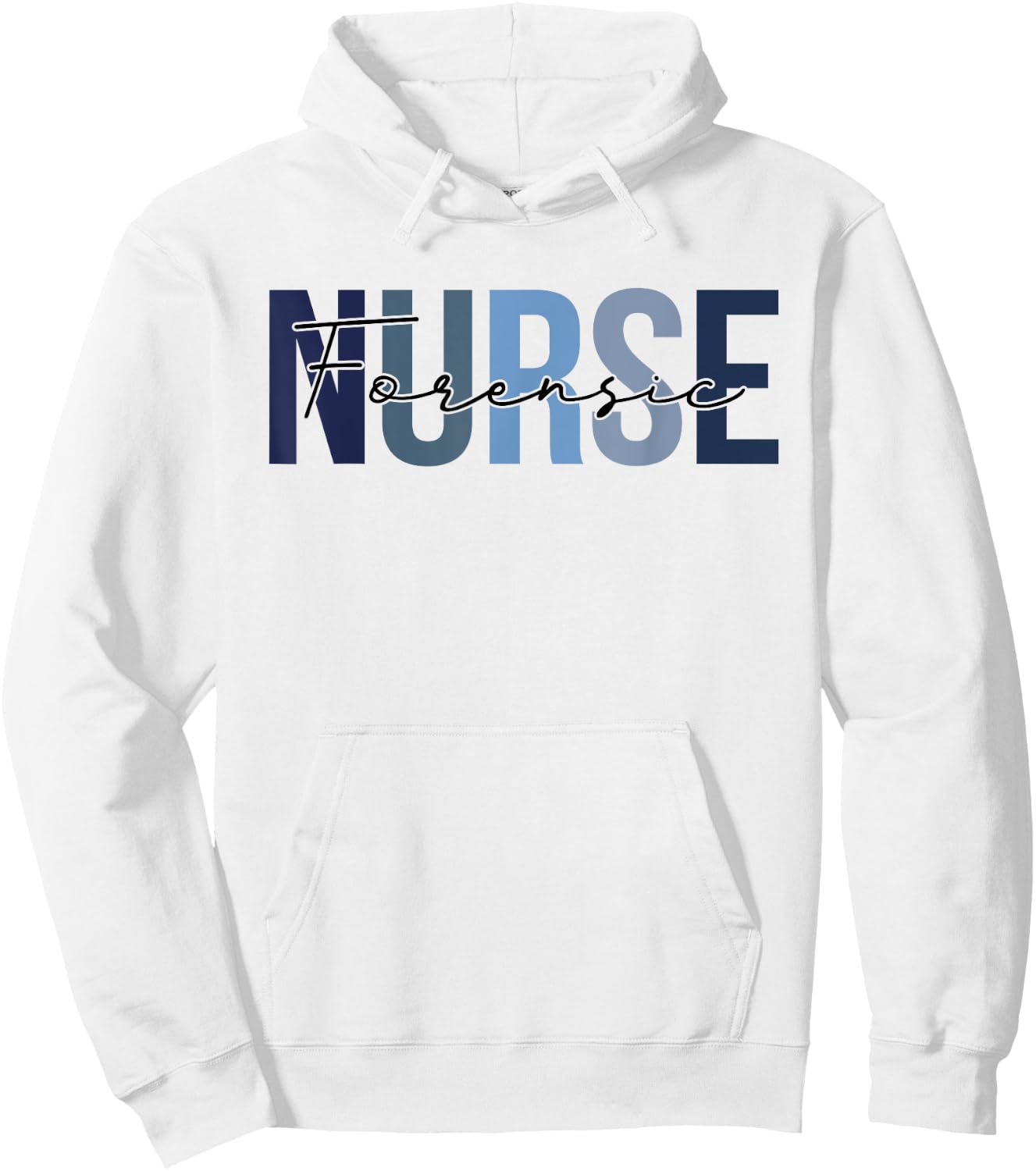 Retro Forensic Nurse Gifts Nursing Apparel Hoodie - Hoodie | White