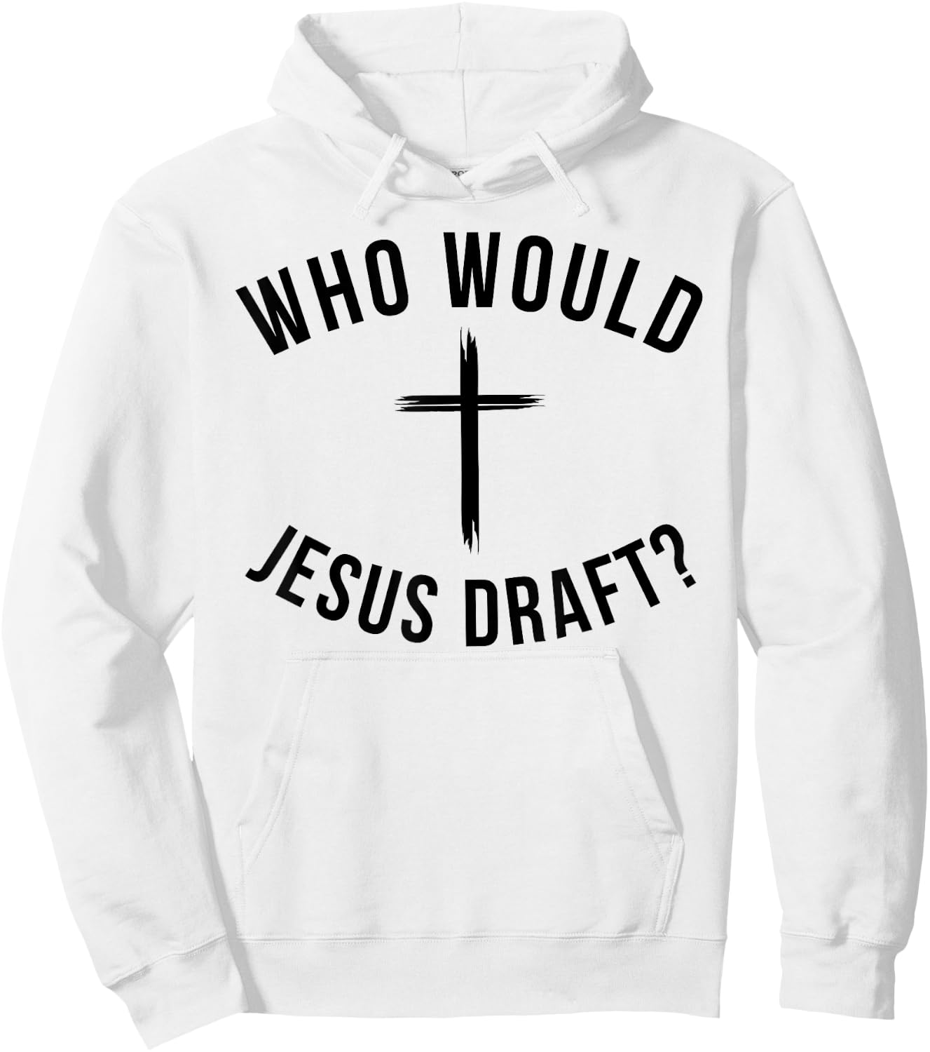 Funny Fantasy Football draft Who would Jesus draft joke Hoodie - Hoodie | White