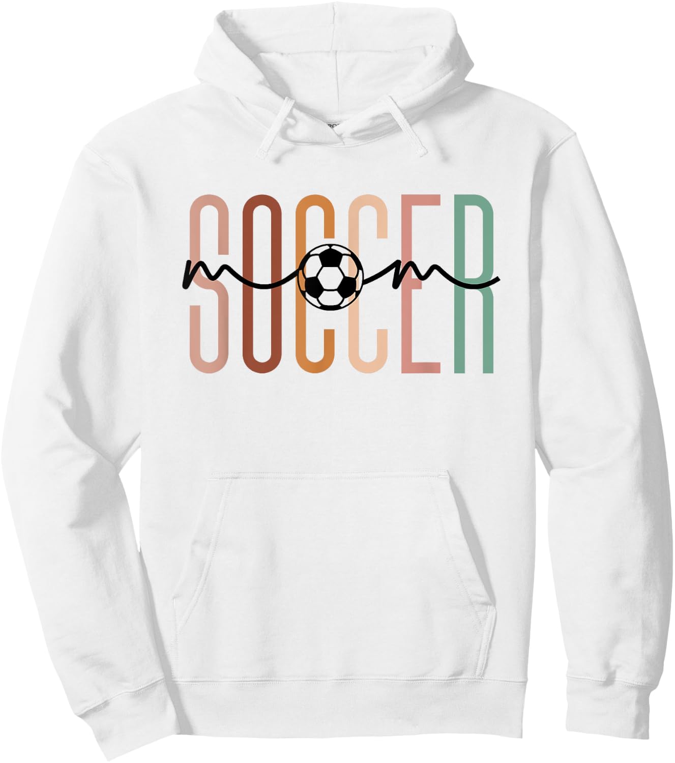 Soccer Mom Soccer Mama Cute Mom Life Soccer Hoodie - Hoodie | White