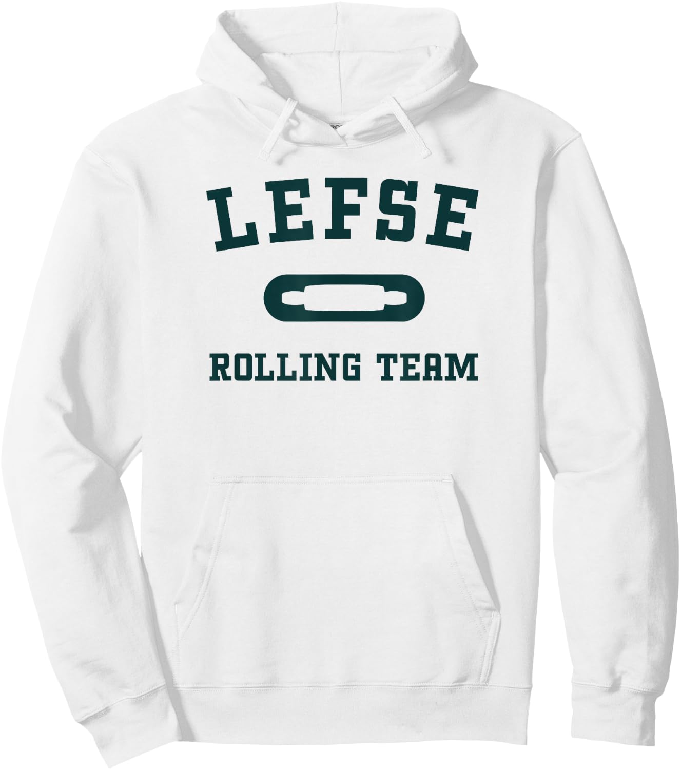 Funny Lefse Making Lefse Rolling Team Hoodie - Hoodie | White