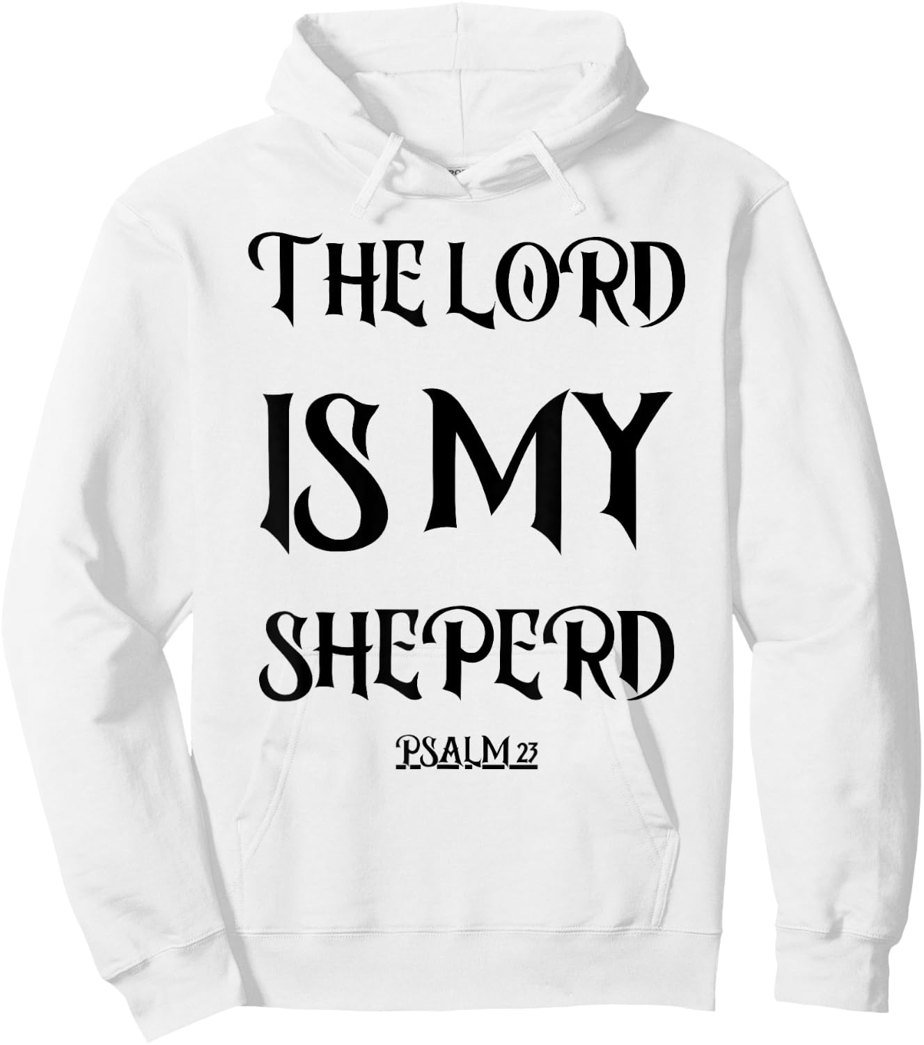 Psalm 23 Vintage Bible Verse Gift Fear No Evil Jesus Hoodie - Hoodie | White