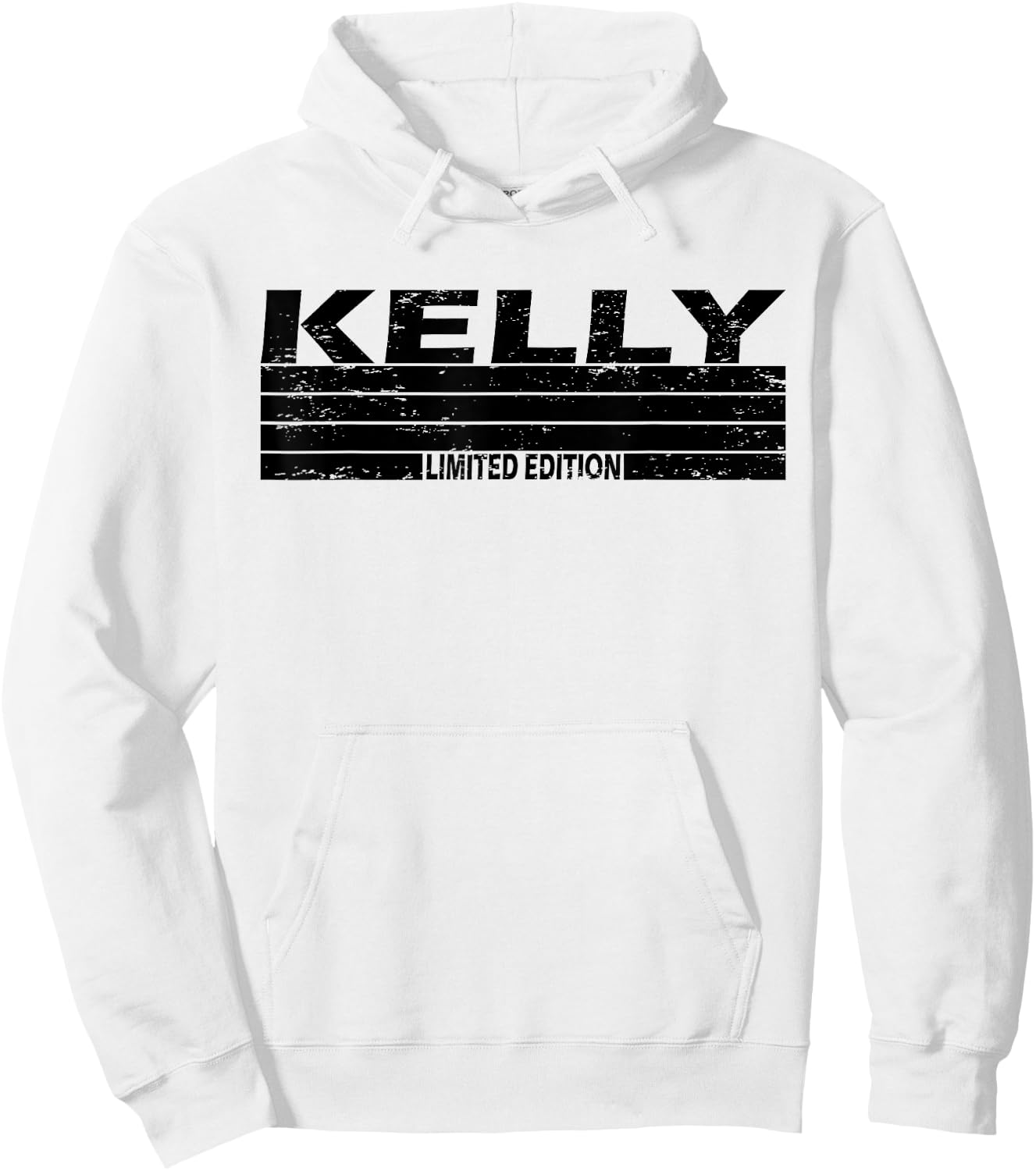 Kelly Surname Limited Edition Retro Vintage Style Sunset Hoodie - Hoodie | White