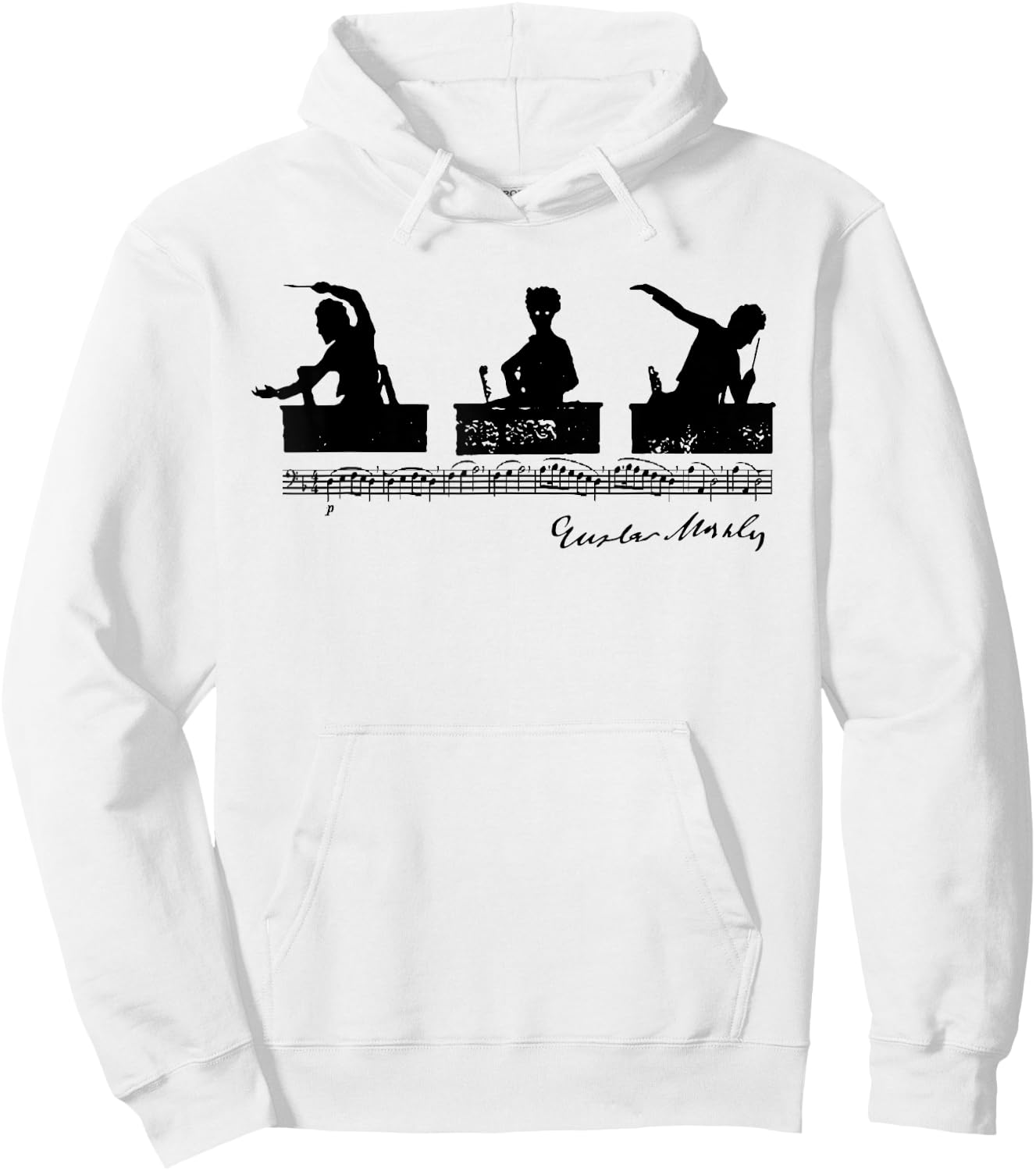 Mahler composer conductor classical music Hoodie - Hoodie | White