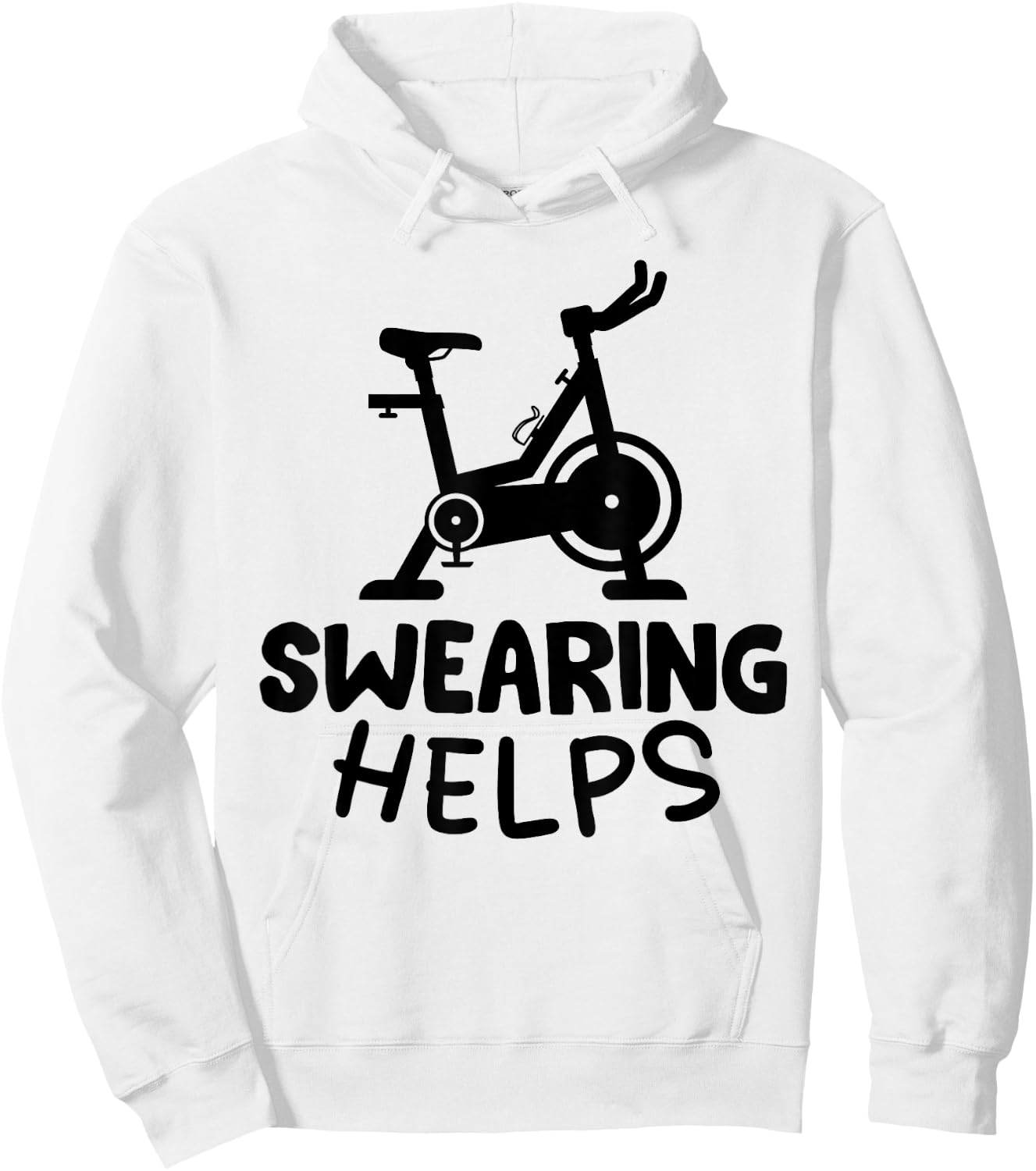 Funny Spin Class Rhythm Cycling Workout Stationary Spin Bike Hoodie - Hoodie | White
