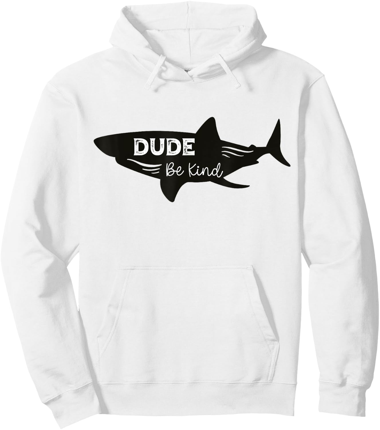 Dude Be Kind Unity Day Orange Shark Anti Bullying 2023 Kids Hoodie - Hoodie | White