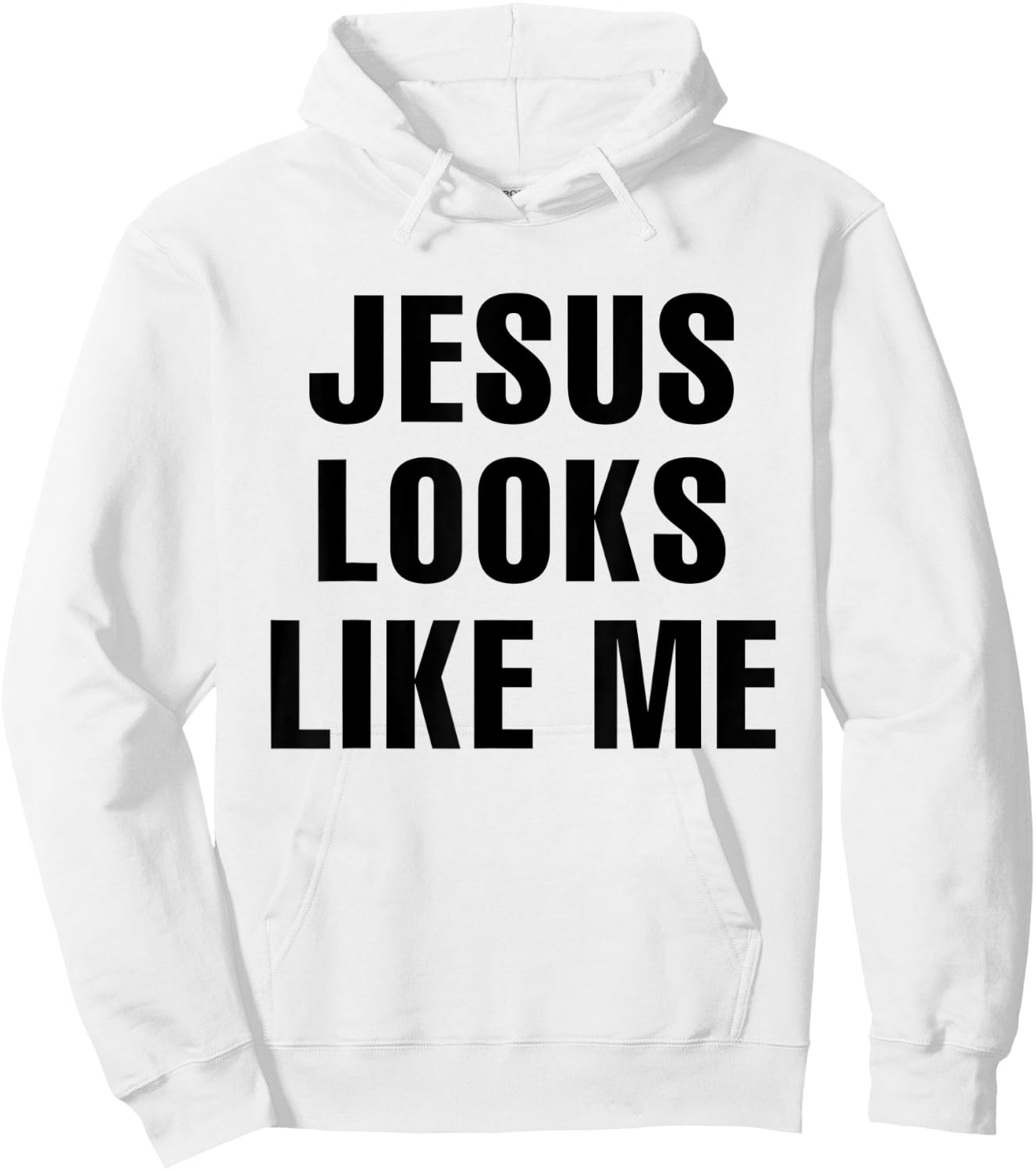 Jesus looks like me, rock punk camp debbie music funtime 80s Hoodie - Hoodie | White