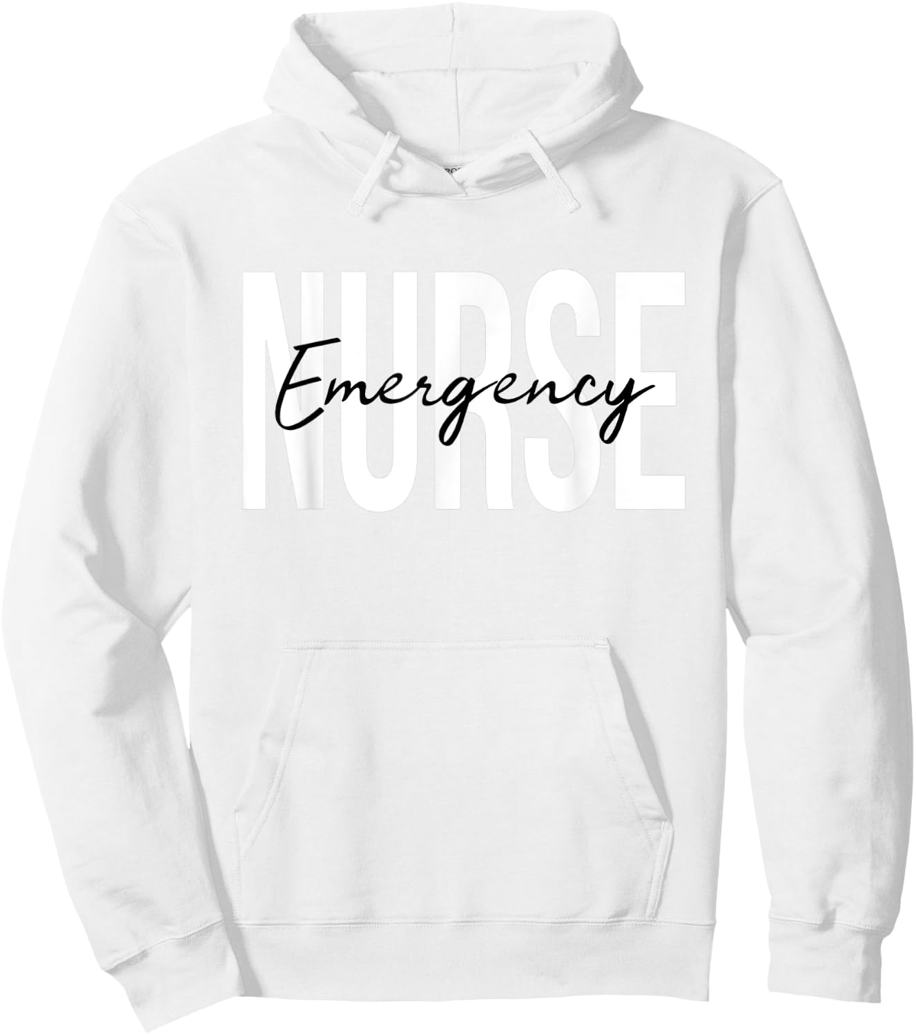 Emergency Nurse Room Registered Nurse ER Nurse Hoodie - Hoodie | White