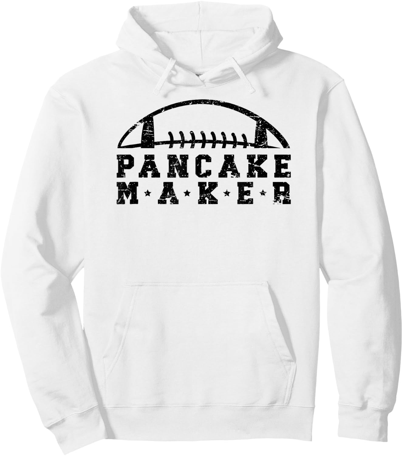 Pancake Maker Football Lineman Football Offensive Lineman Hoodie - Hoodie | White