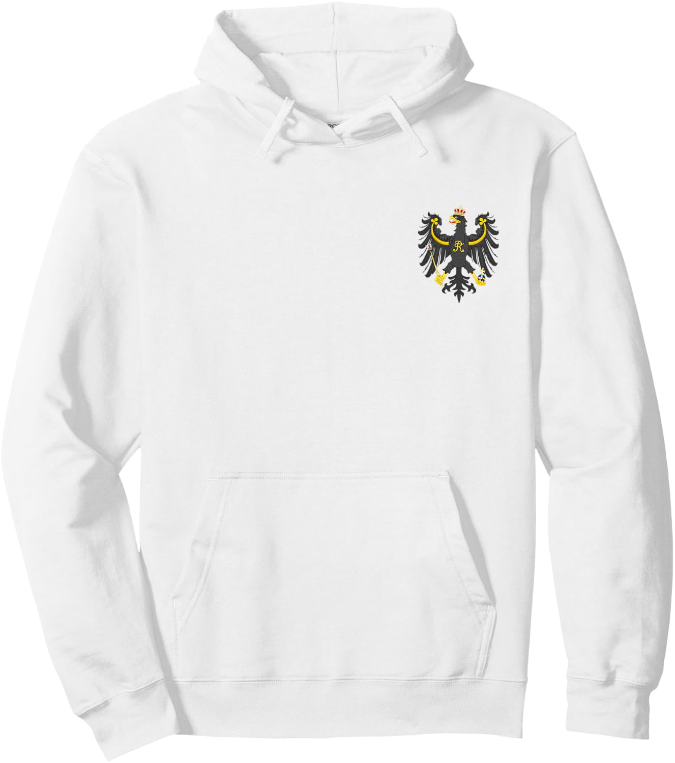 Prussia Eagle Arms Flag Hoodie - Hoodie | White