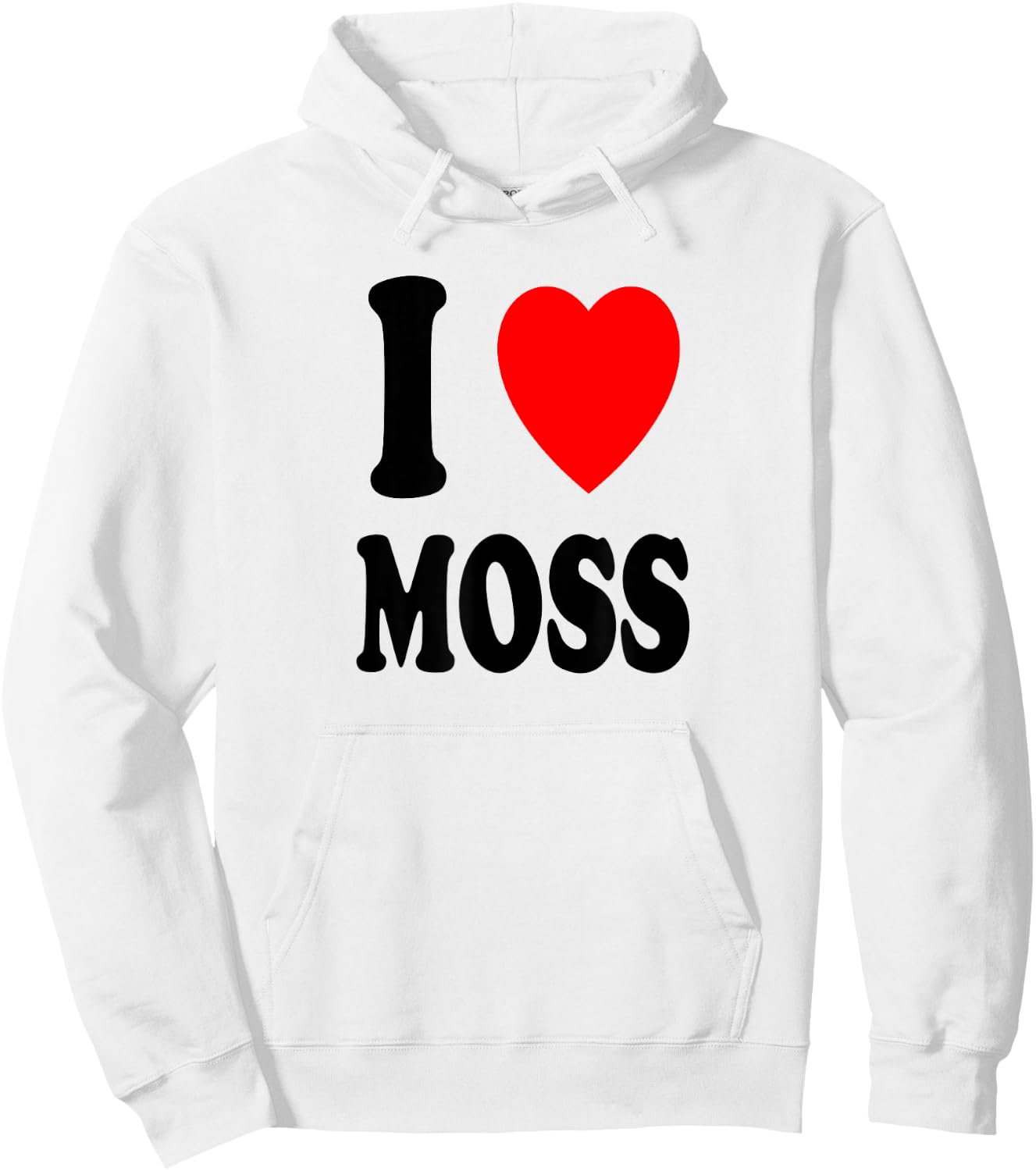 I Heart (Love) Moss Botanist Botany Muscology Biologist Hoodie - Hoodie | White