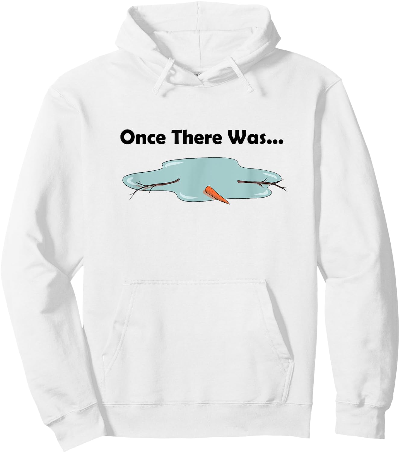 Once There Was a Snowman Funny LDS Primary Song Hoodie - Hoodie | White