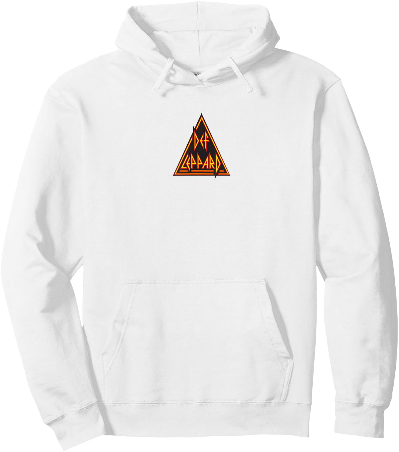 Def Leppard - Tiny Triangle Hoodie - Hoodie | White