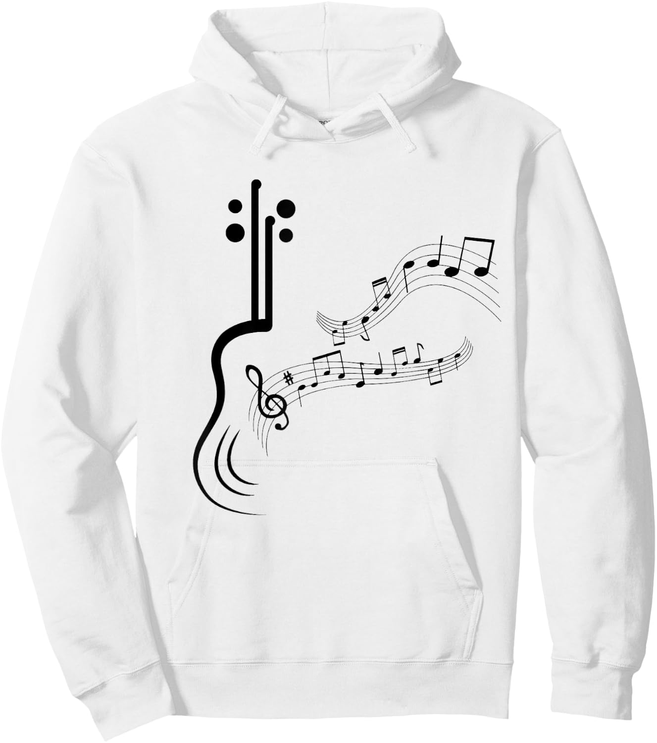 Musical Sheet Music Musicians Clef Sheet Music Hoodie - Hoodie | White