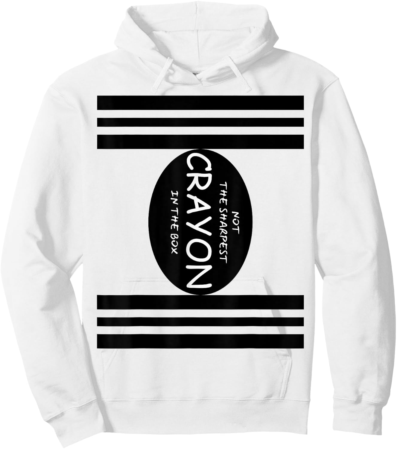 Funny Not The Sharpest Crayon In The Box Halloween Couples Hoodie - Hoodie | White