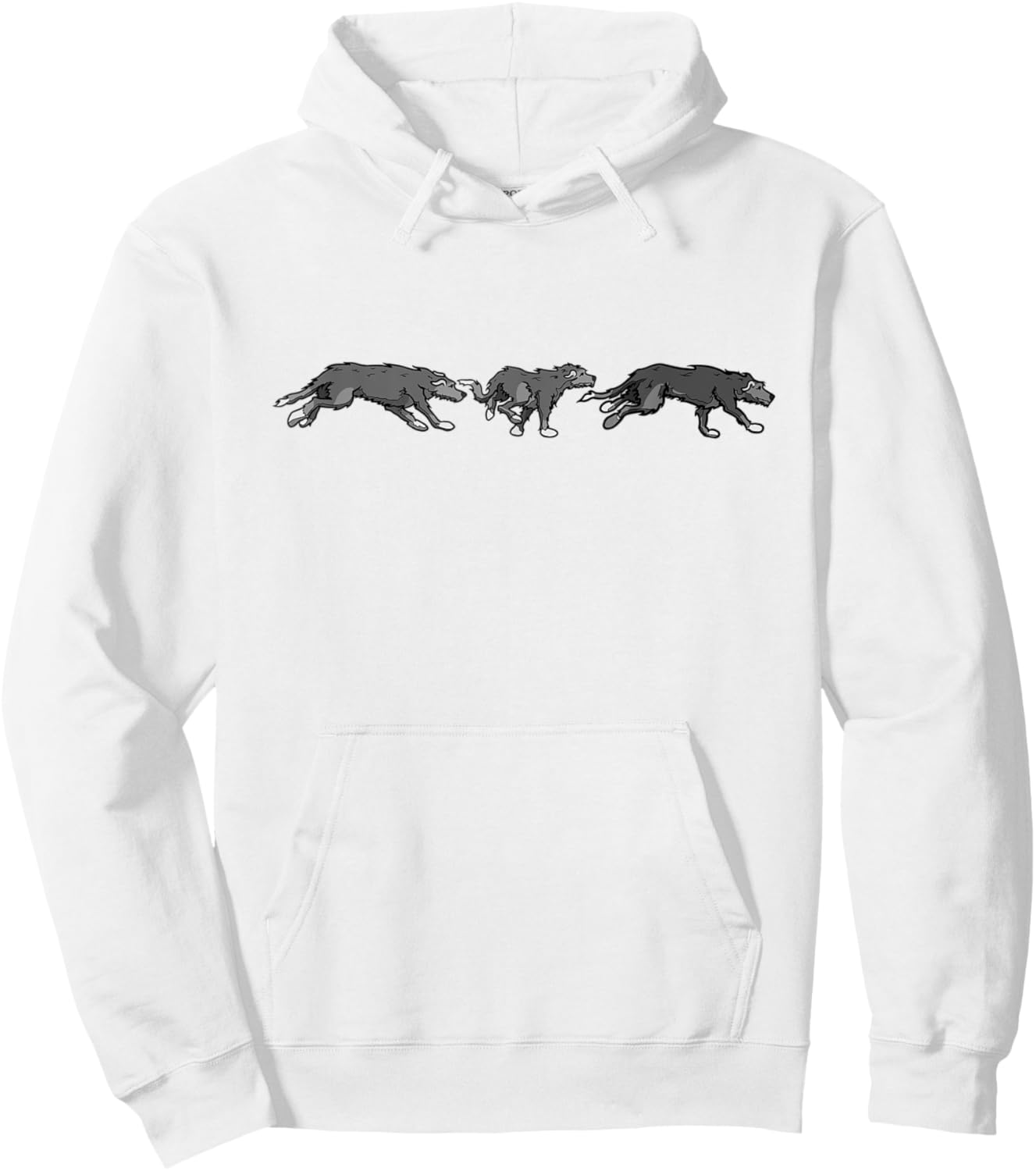 Wolfhounds Running Hoodie - Hoodie | White