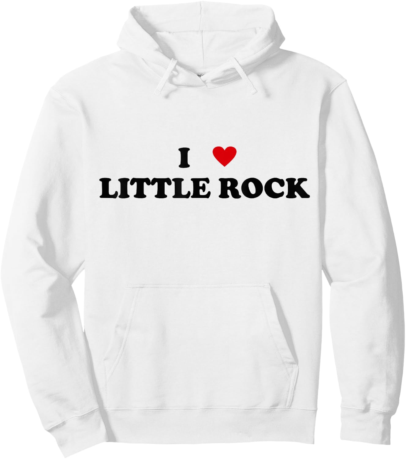 I Heart USA City - I Love Little Rock Hoodie - Hoodie | White