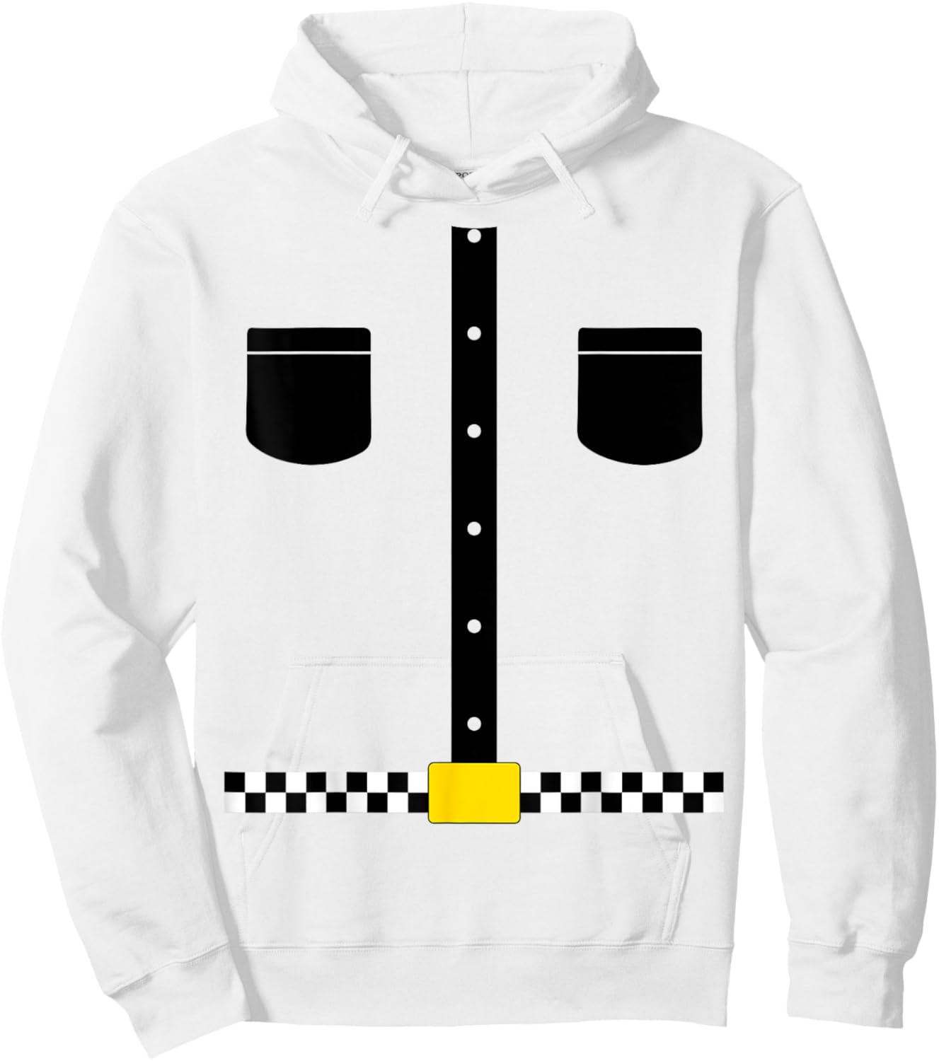 Taxi Driver Costume Funny Gag joke Hoodie - Hoodie | White