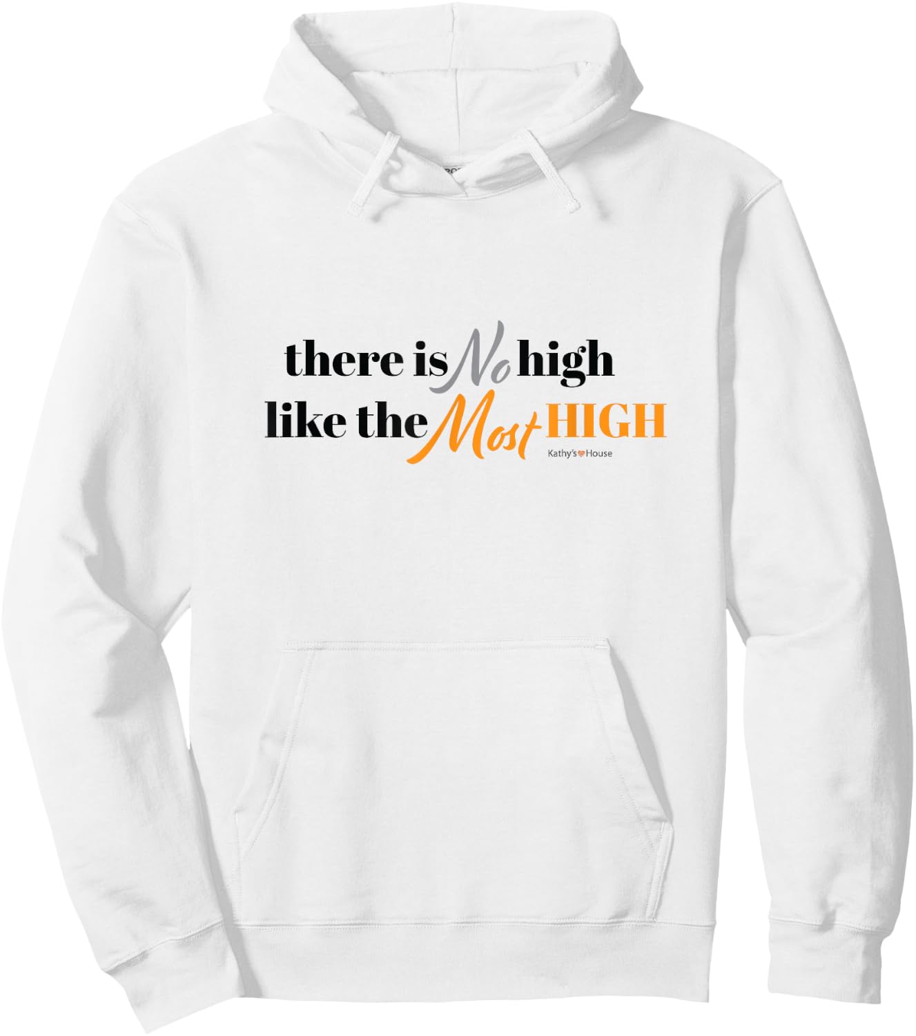 No High Like the Most High Hoodie - Hoodie | White