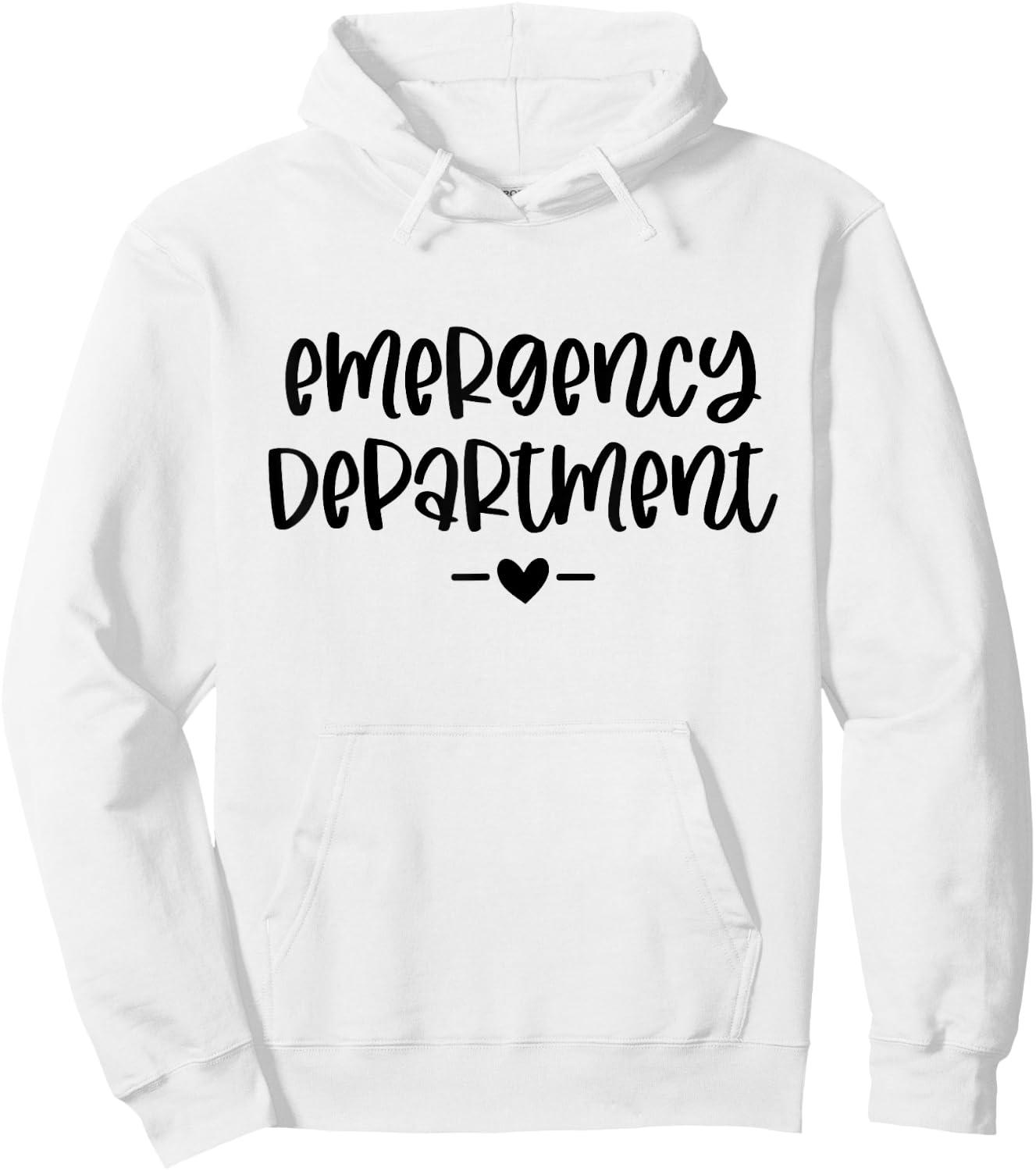 Emergency Department Emergency Room Healthcare Nursing Hoodie - Hoodie | White