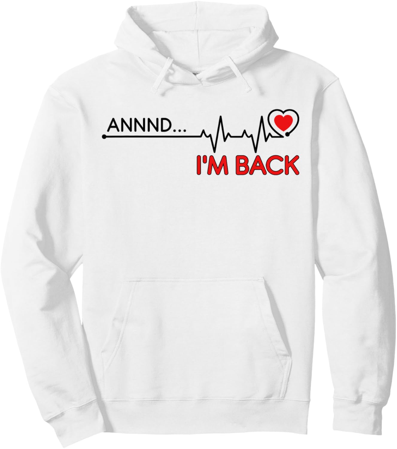 Coronary Bypass Artery Open Heart Diseases Surgery Heartbeat Hoodie - Hoodie | White