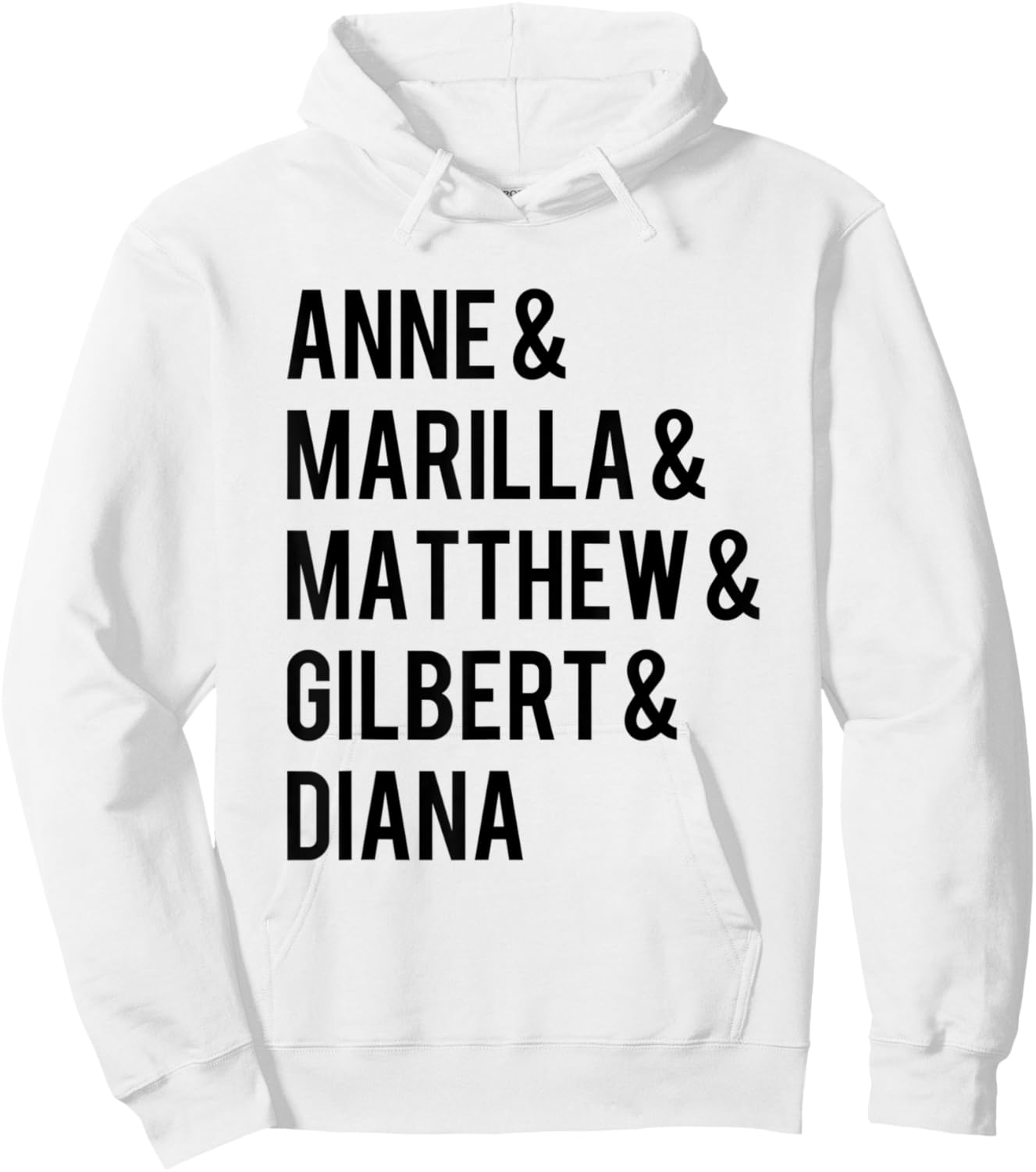 L.M. Montgomery Green Gables Favorite Characters Hoodie - Hoodie | White