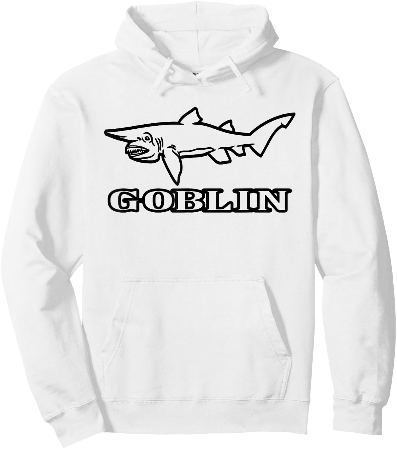 Goblin Shark - Rare Fish Marine Biology Ichthyology Hoodie - Hoodie | White