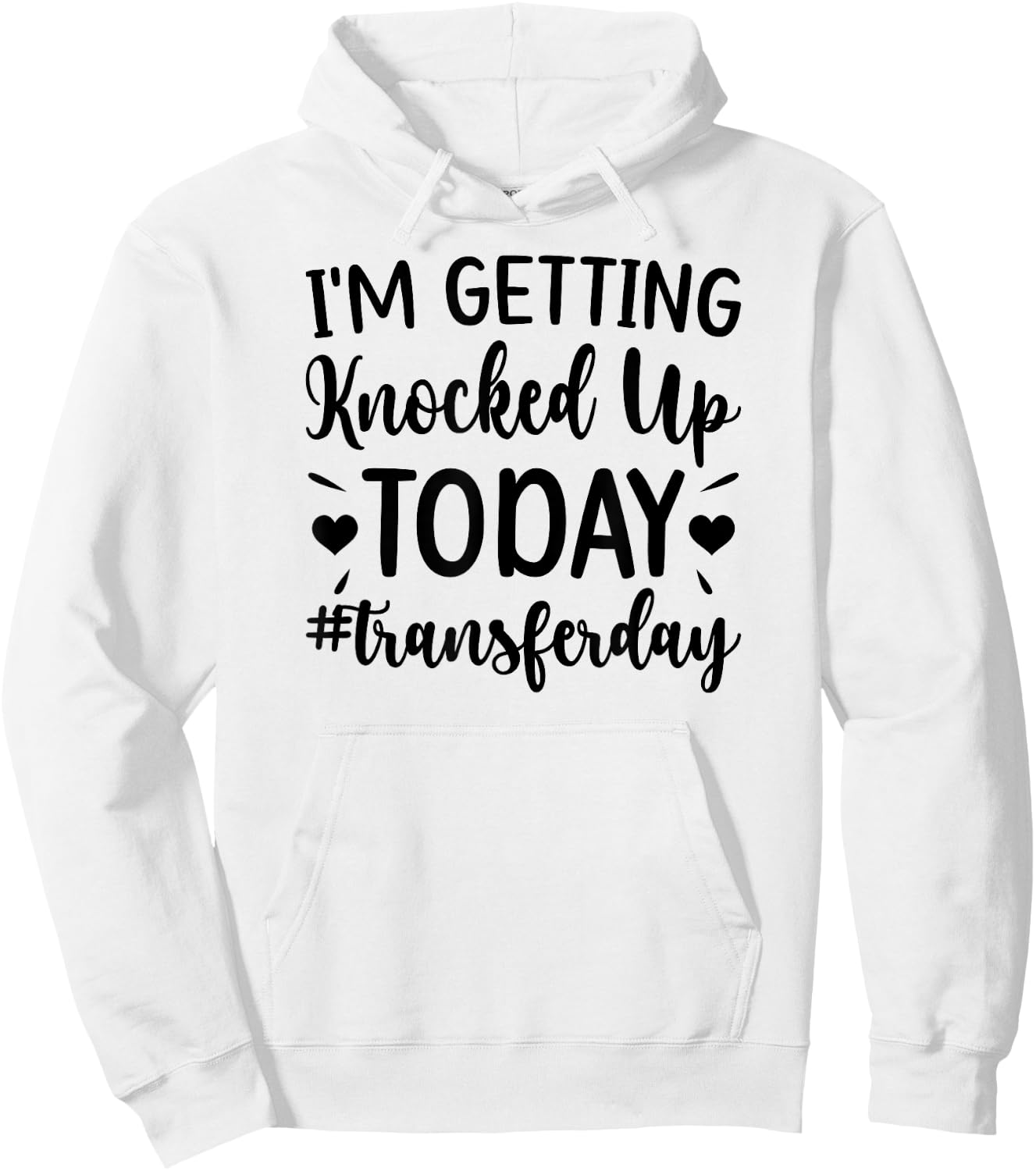 Embryo Transfer Day IVF Transfer Day Couple Hoodie - Hoodie | White