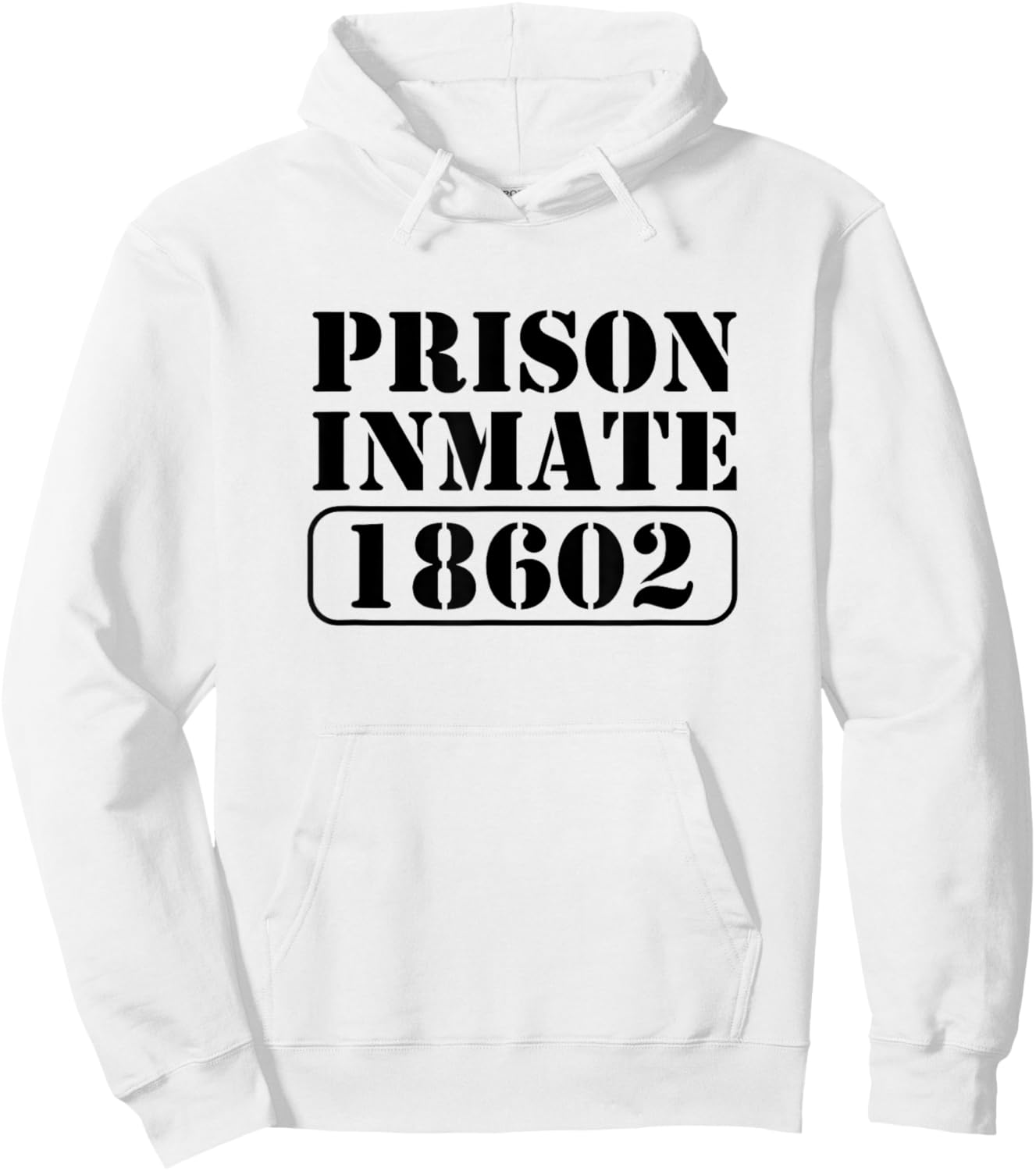 Prisoner Costume Prison Inmate County Jail Halloween Hoodie - Hoodie | White