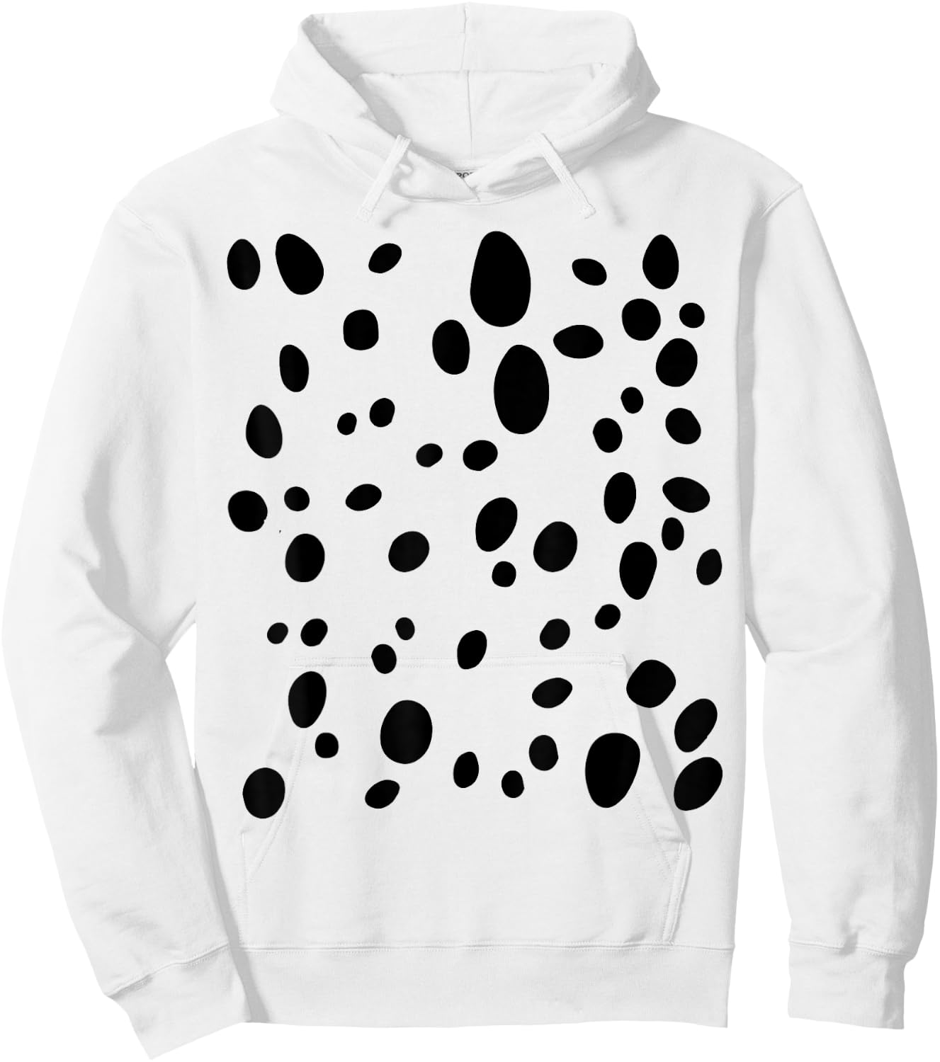 Funny Pretend I'm a Dalmatian Dog Halloween Costume Women Kids Hoodie - Hoodie | White