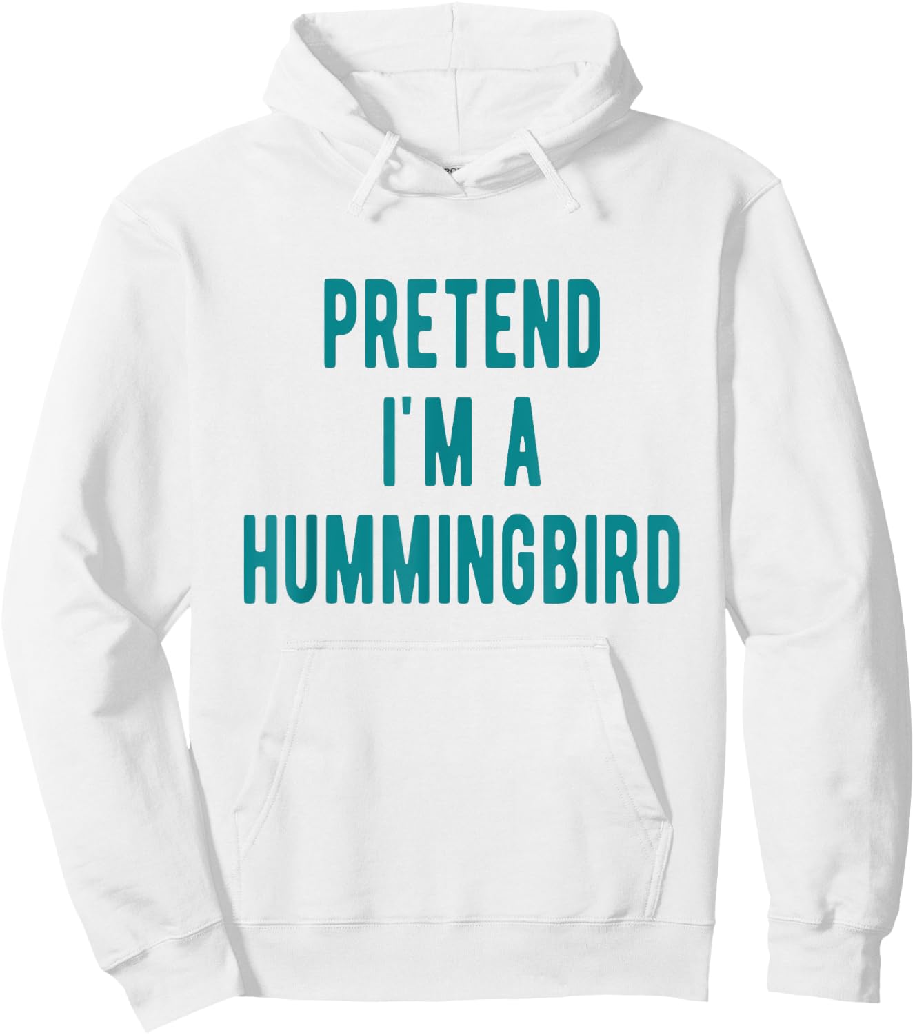 Hummingbird Costume Pretend I am a Hummingbird Bird Hoodie - Hoodie | White