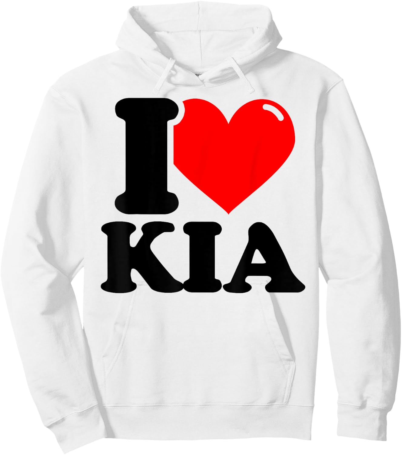I LOVE Kia Hoodie - Hoodie | White