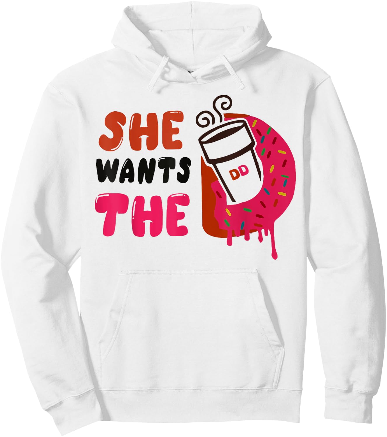 She Wants The DD Hoodie - Hoodie | White