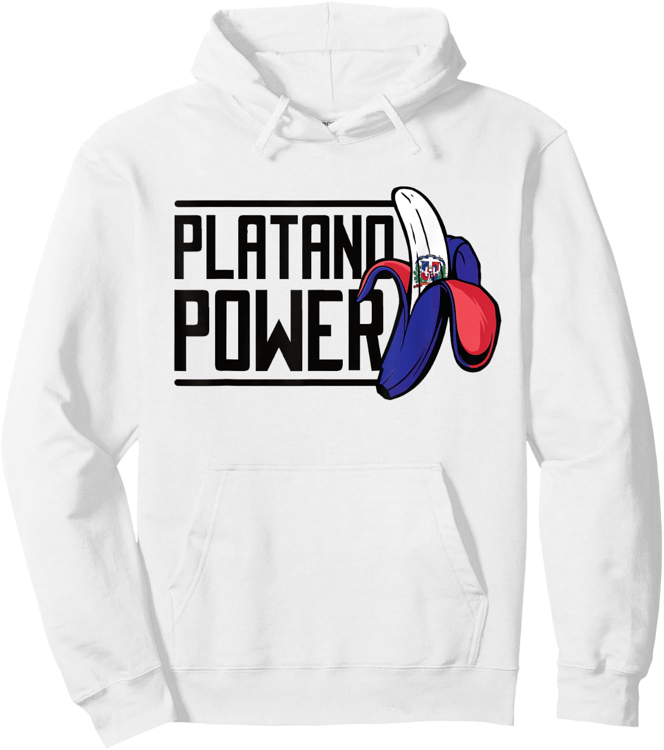 Dominican Republic Platano Power Hoodie - Hoodie | White