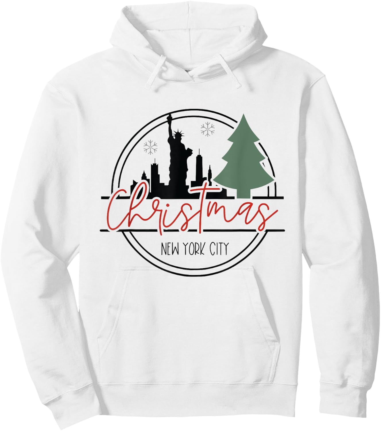 New York City Christmas Trip Hoodie - Hoodie | White