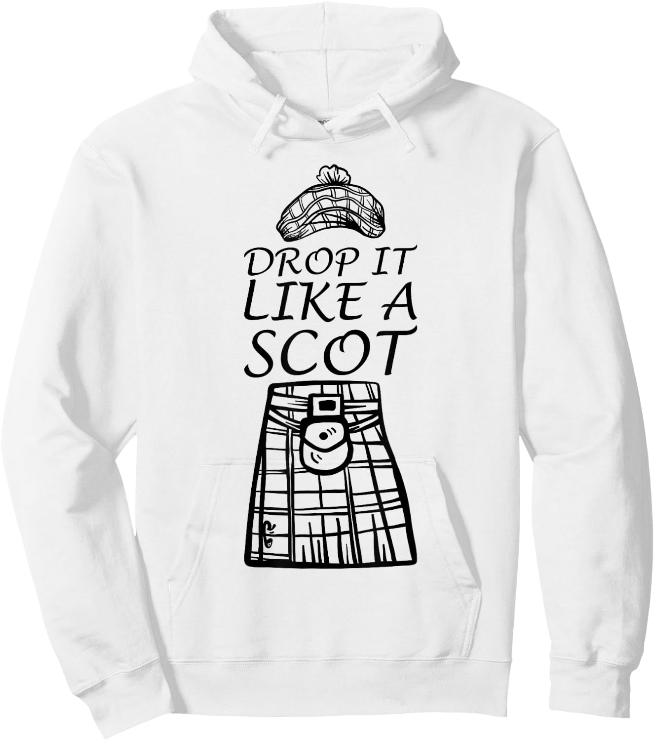 Drop it like a scot Hoodie - Hoodie | White
