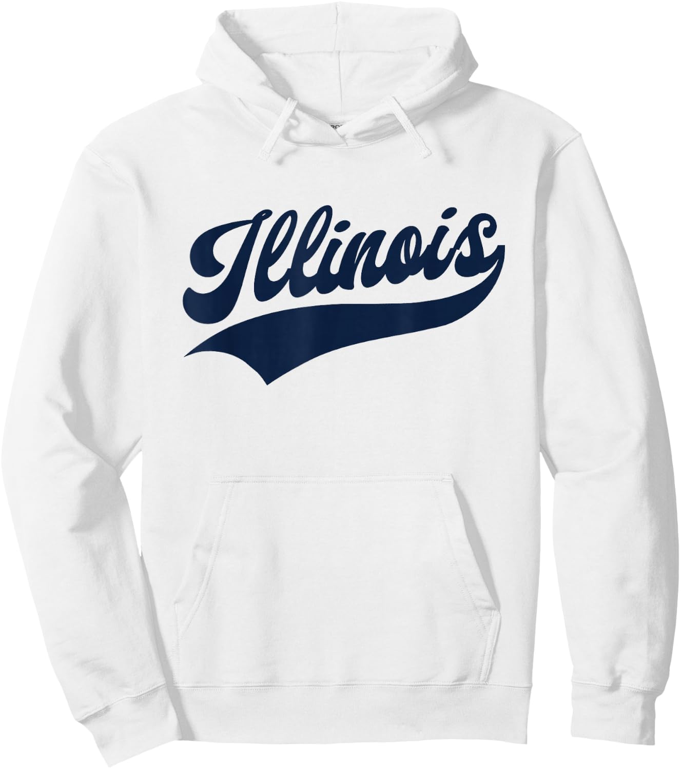 Illinois - Retro/Throwback Design - Classic Hoodie - Hoodie | White