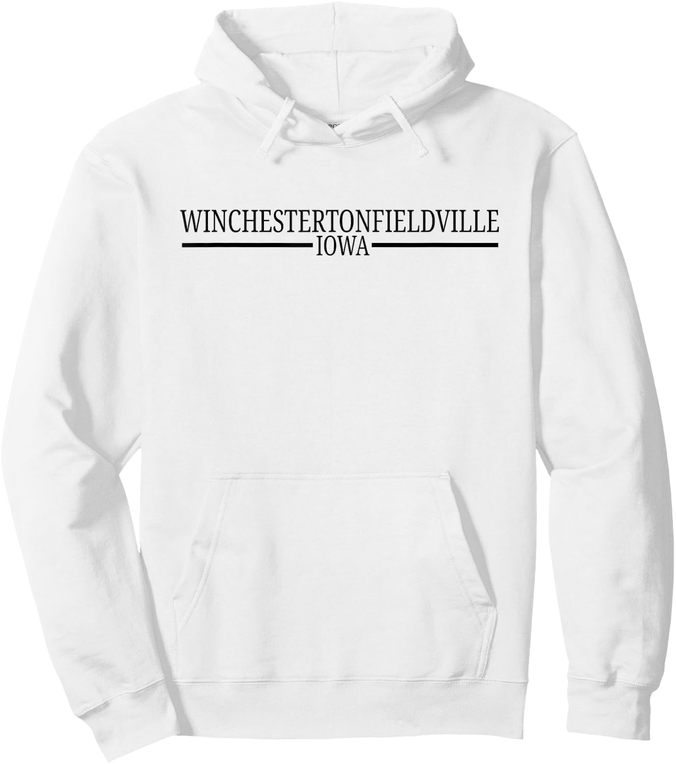 Winchestertonfieldville - Iowa Hoodie - Hoodie | White
