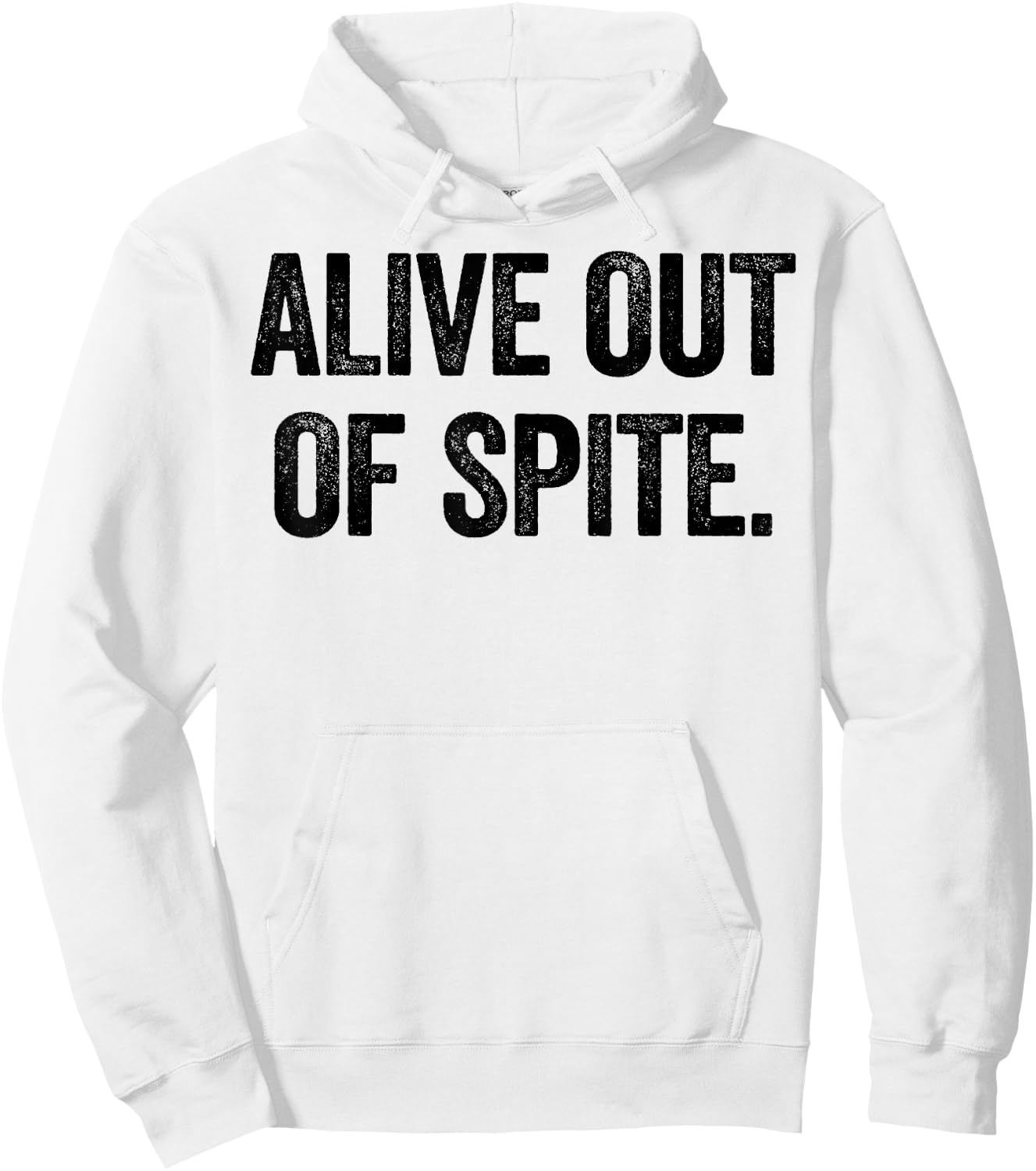 Alive Out Of Spite Hoodie - Hoodie | White