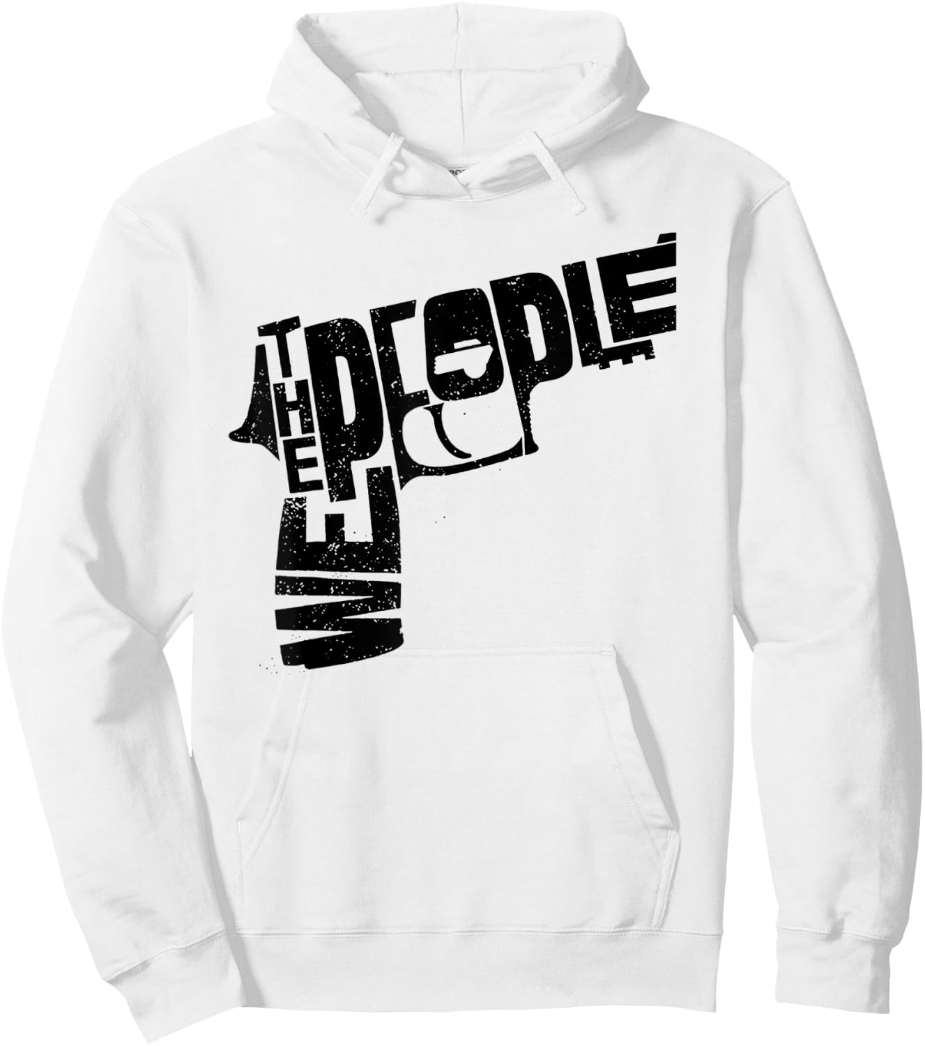 We The People Pistol Hoodie - Hoodie | White