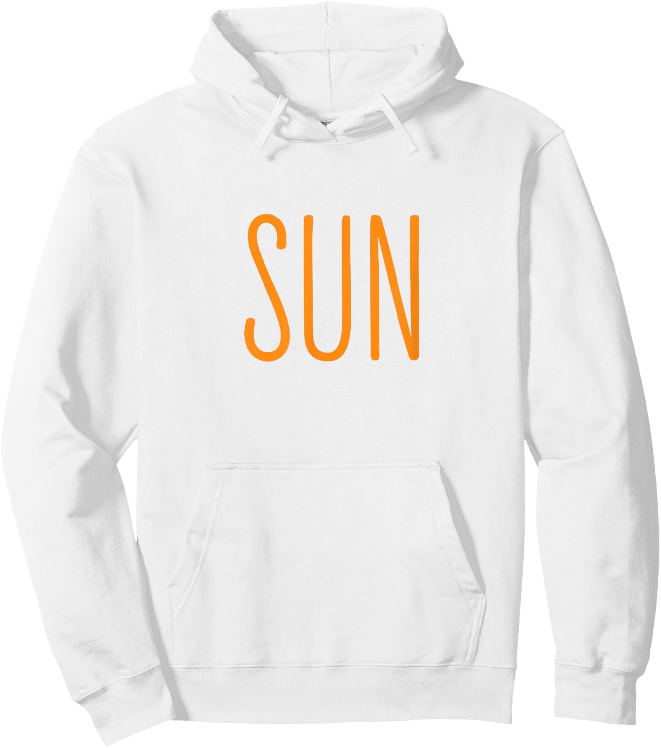 Funny US Solar Eclipse 2025 Sun Couples Costume Matching Hoodie - Hoodie | White