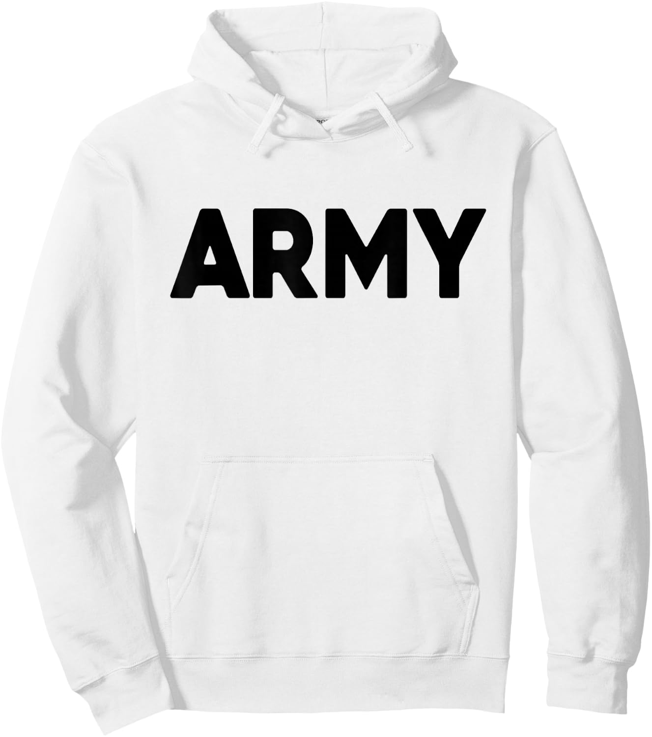 Army Physical Training Vintage USA Soldier Military Green US Hoodie - Hoodie | White