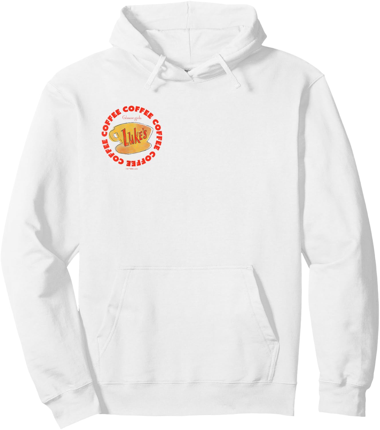 Gilmore Girls - Lukes Coffee Circle Hoodie - Hoodie | White
