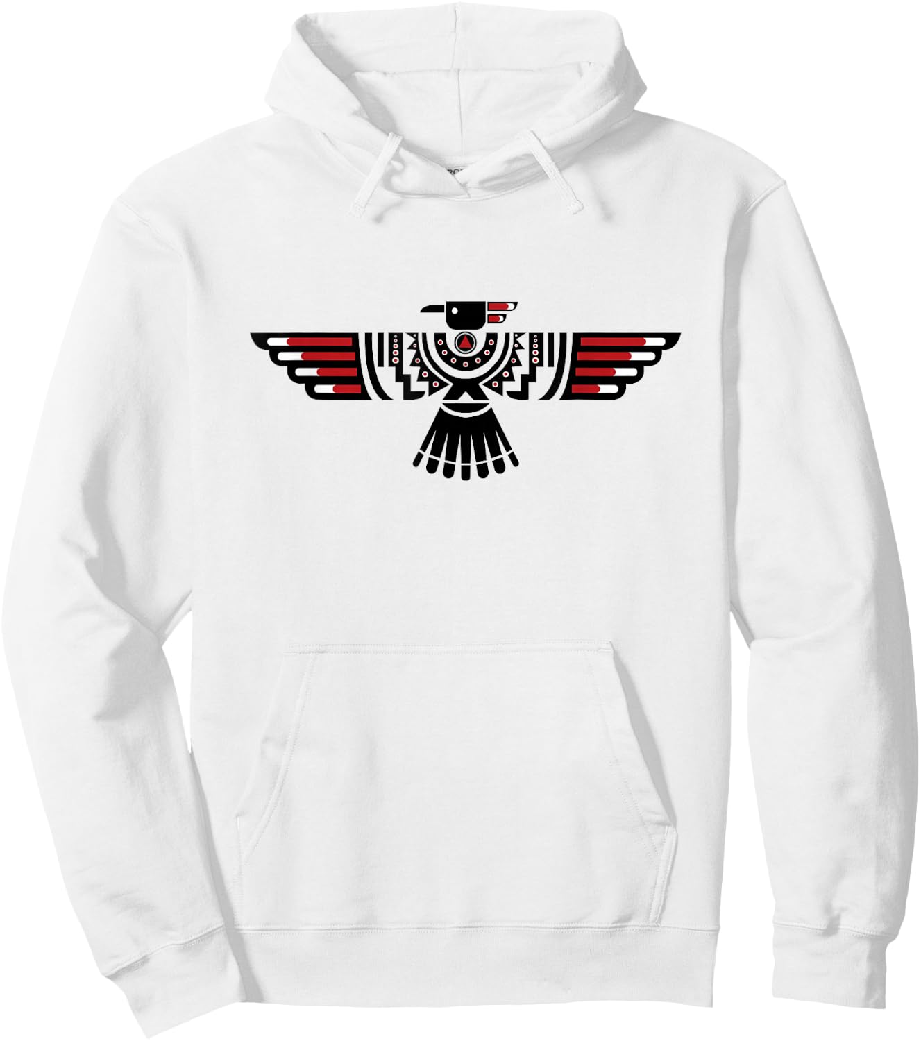 Native American Thunderbird Indigenous Peoples Day Hoodie - Hoodie | White