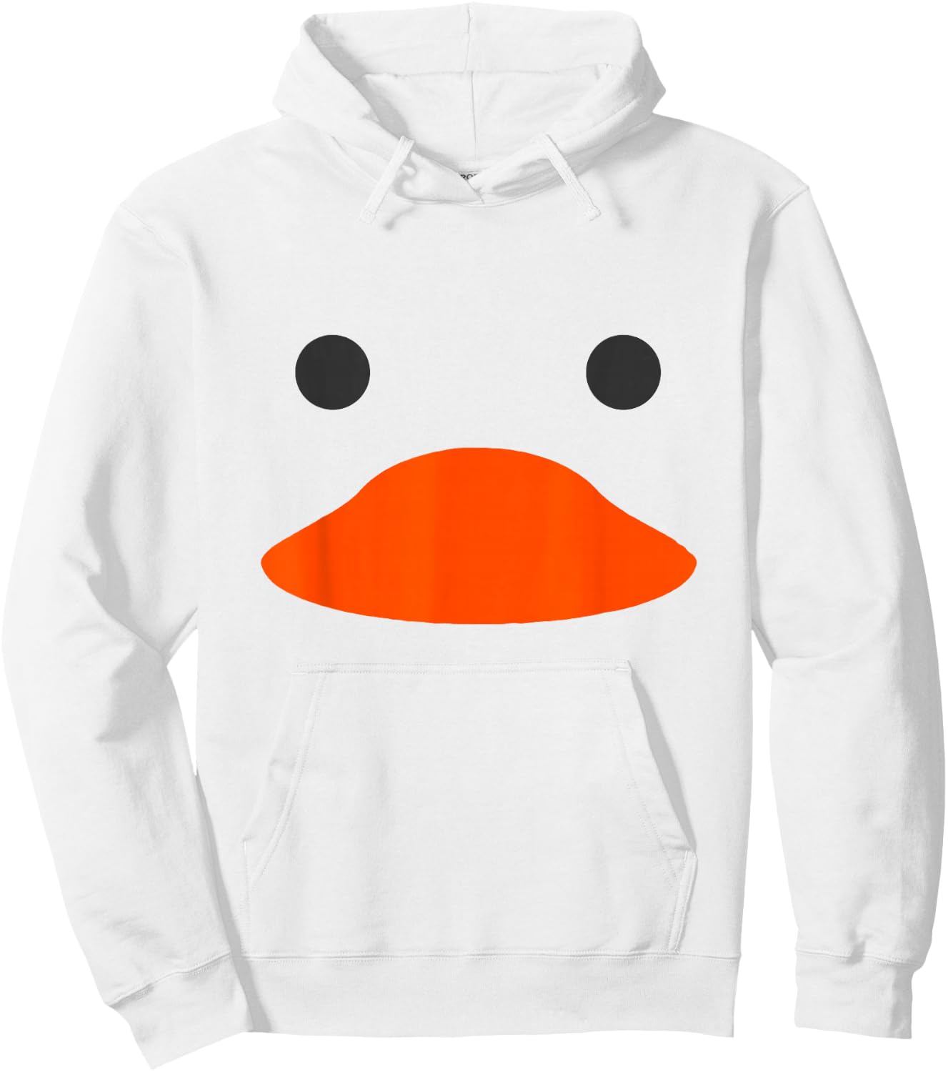 Easter Rubber Duck Face Halloween Costume Funny Duckling Hoodie - Hoodie | White