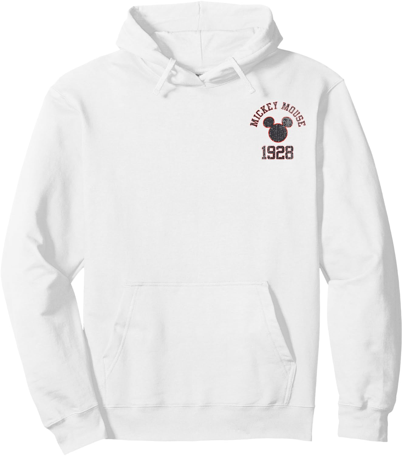 Disney Mickey and Friends Mickey Mouse 1928 Front & Back Hoodie - Hoodie | White