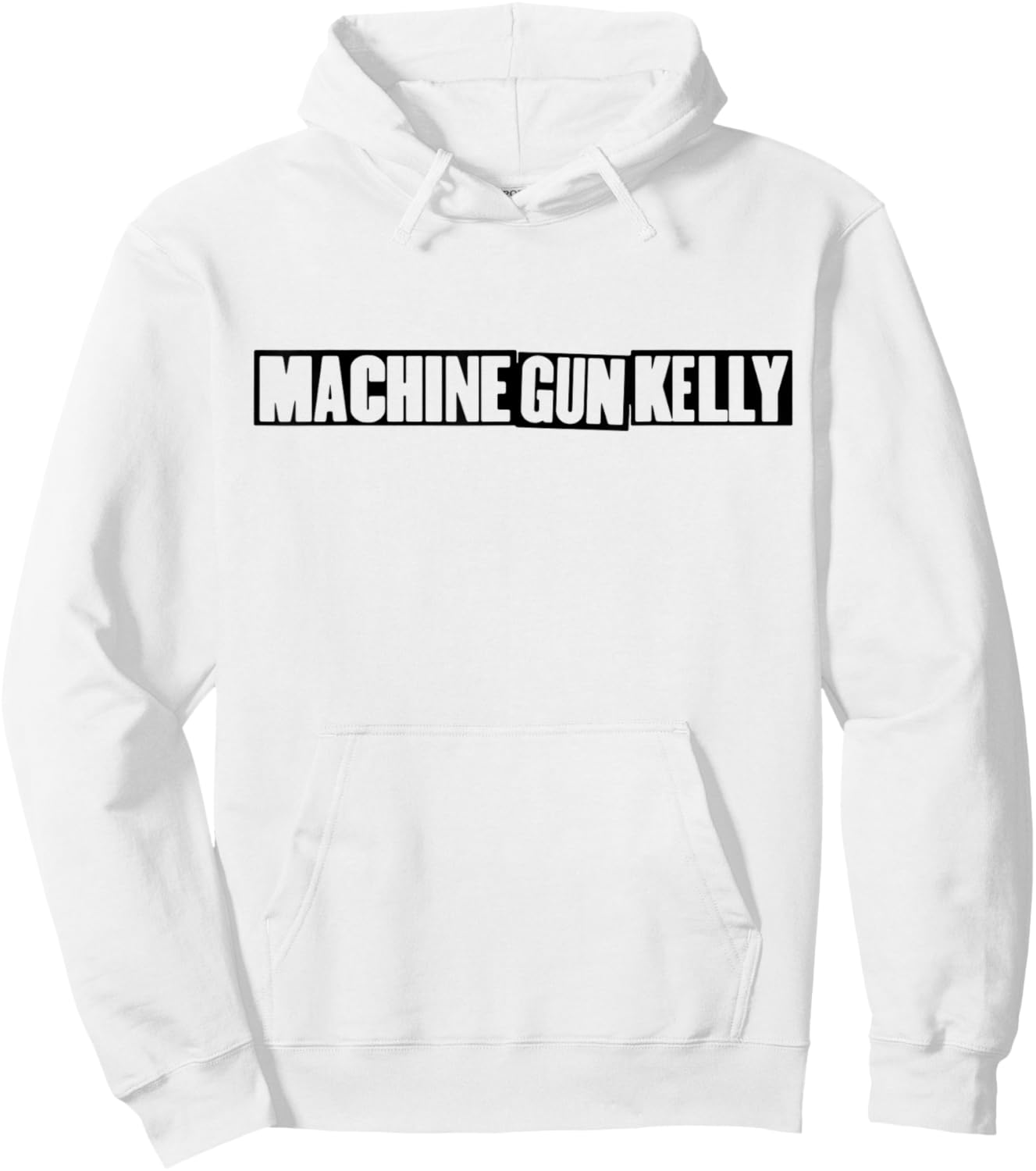 Official Machine Gun Kelly Logo Hoodie - Hoodie | White