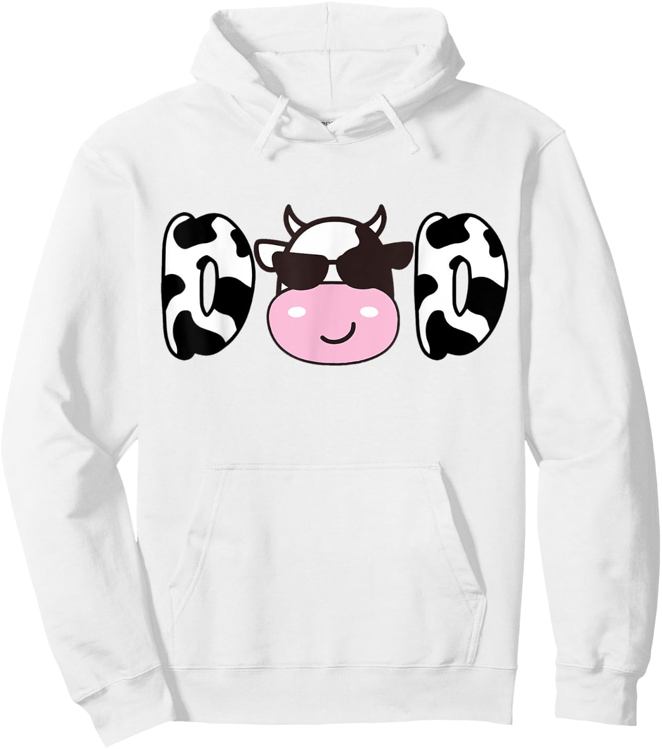 Dad of The Birthday Girl Funny Cow Daddy Papa Bday Matching Hoodie - Hoodie | White