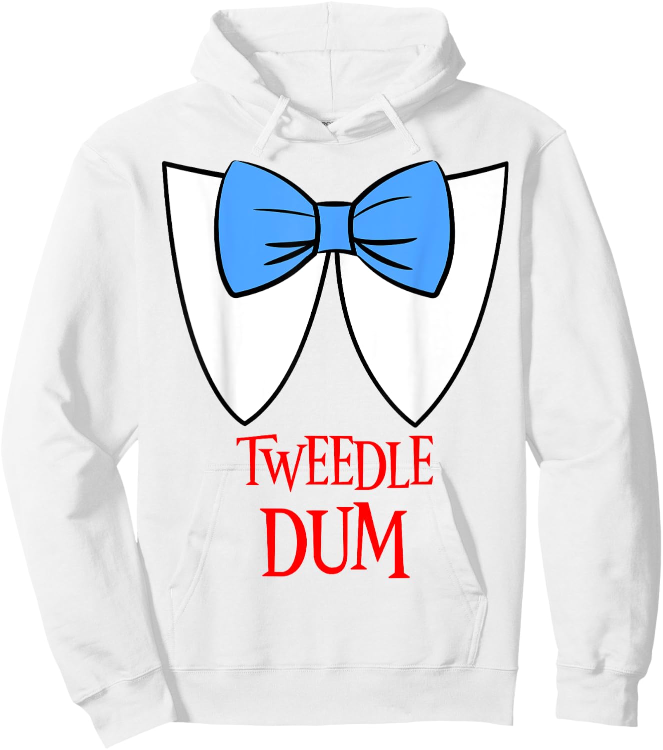 Tweedle Dum Costume Halloween Fairytale Character Hoodie - Hoodie | White