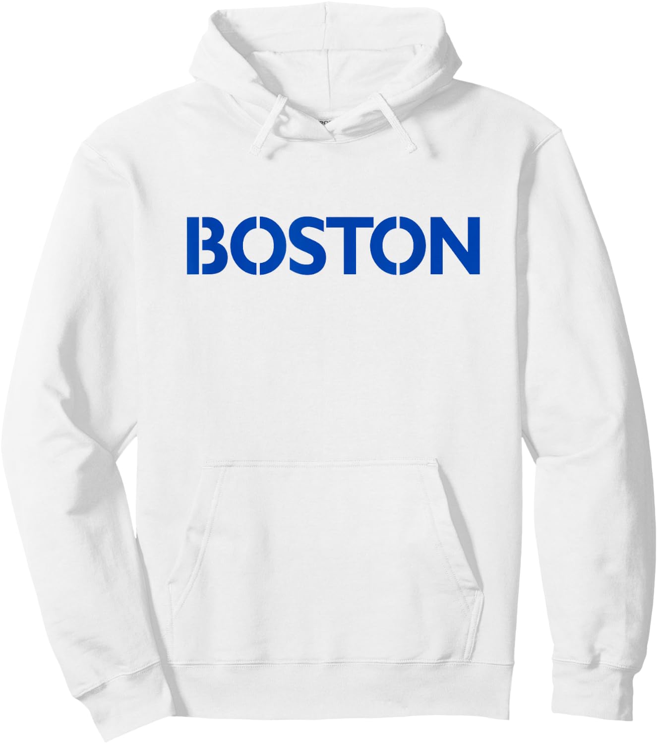 Retro Yellow Boston Vintage Throwback Running Hoodie - Hoodie | White