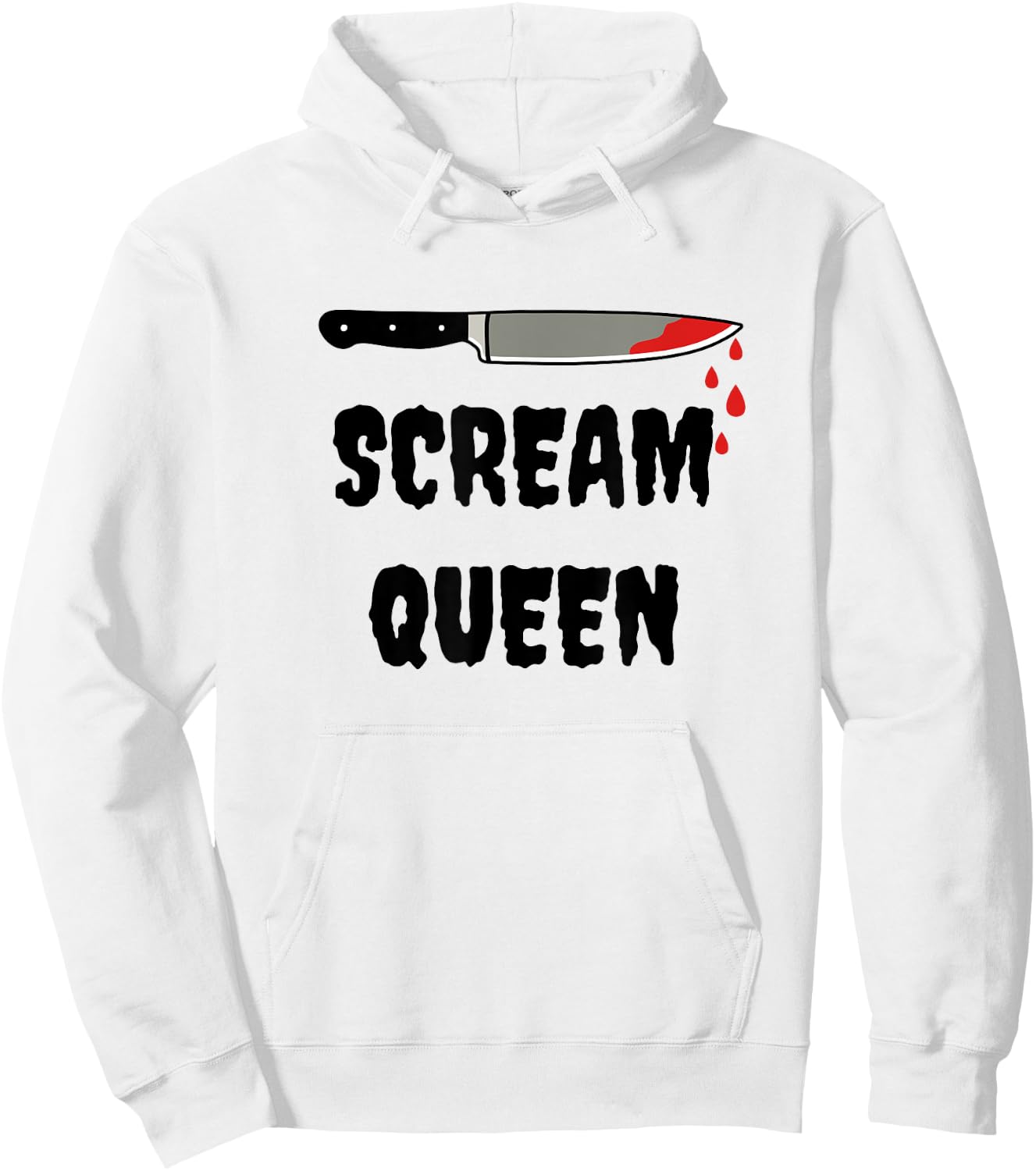 Scream Queen Horror Movies Fan Scream Queen Horror Hoodie - Hoodie | White